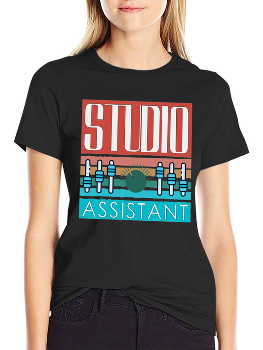 Studio Assistant Graphic Tee - Music Lovers T-Shirt