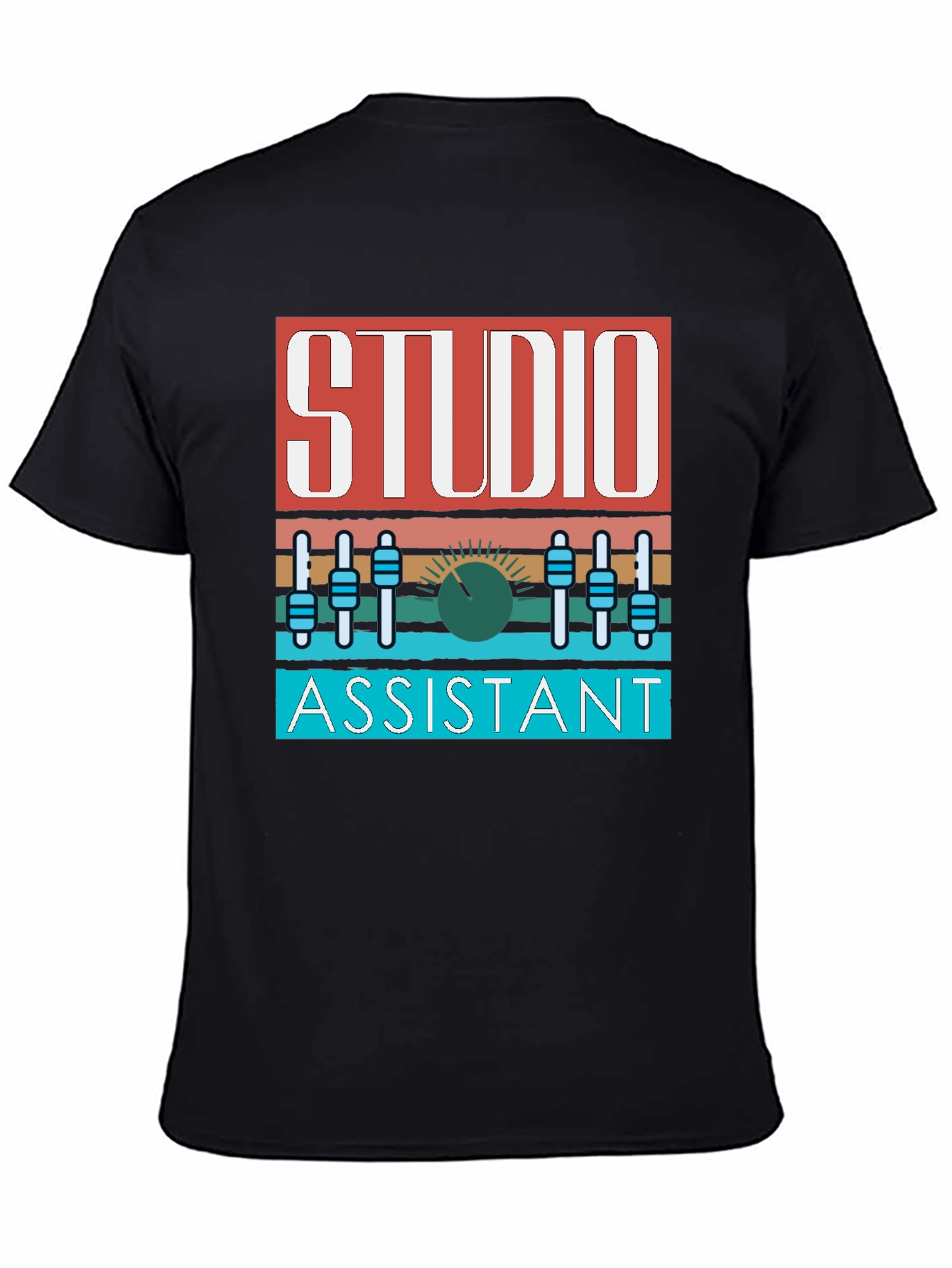 Studio Assistant Graphic Tee - Music Lovers T-Shirt