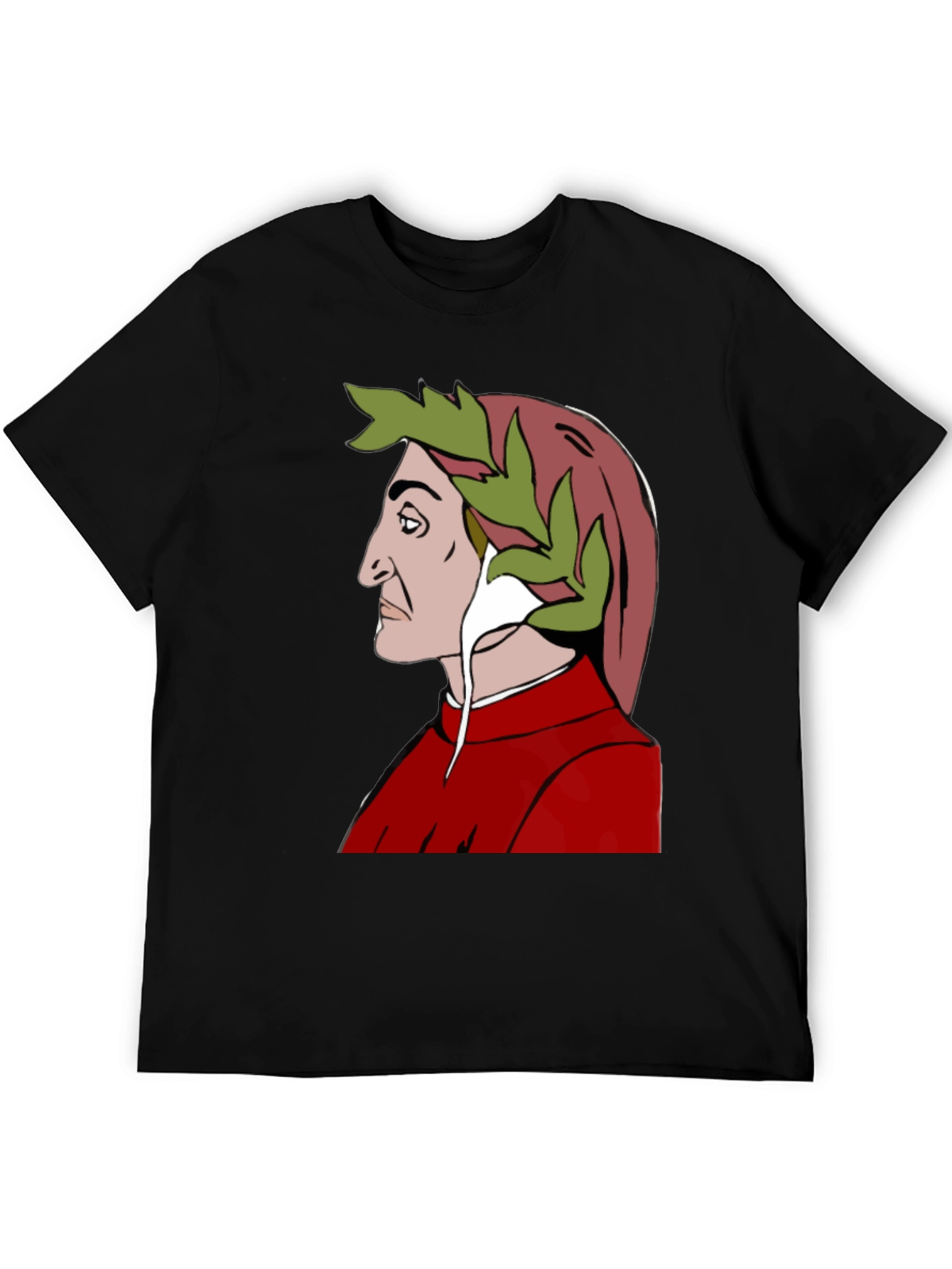 Dante Alighieri T-Shirt - Classic Poet Portrait Tee