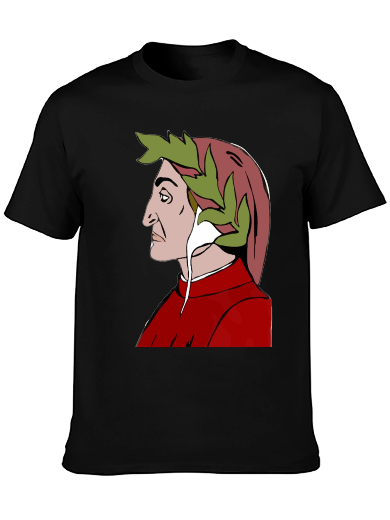 Dante Alighieri T-Shirt - Classic Poet Portrait Tee