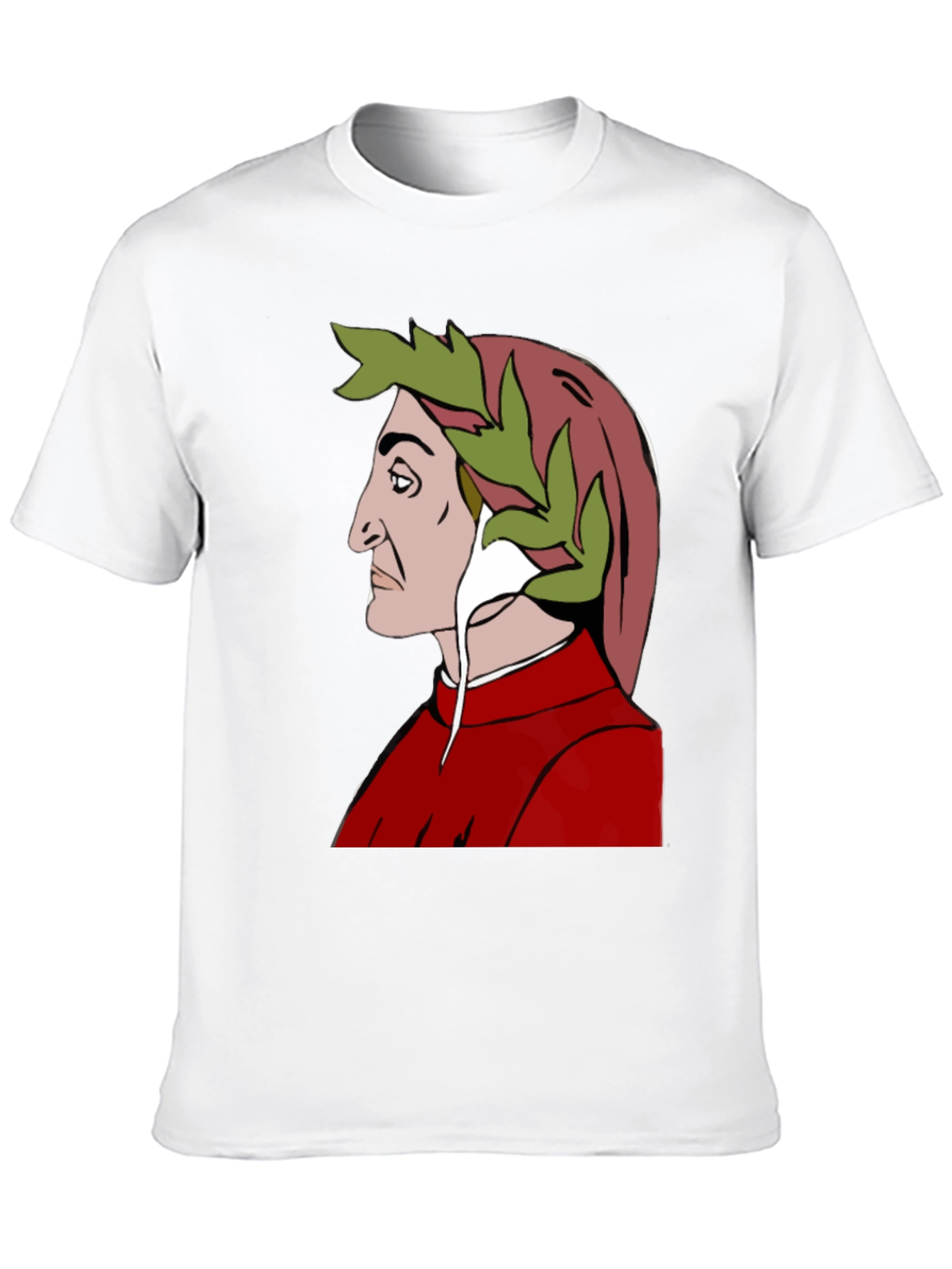 Dante Alighieri T-Shirt - Classic Poet Portrait Tee