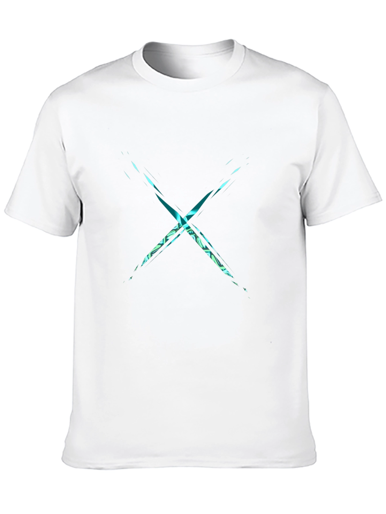 Abstract X Black T-Shirt