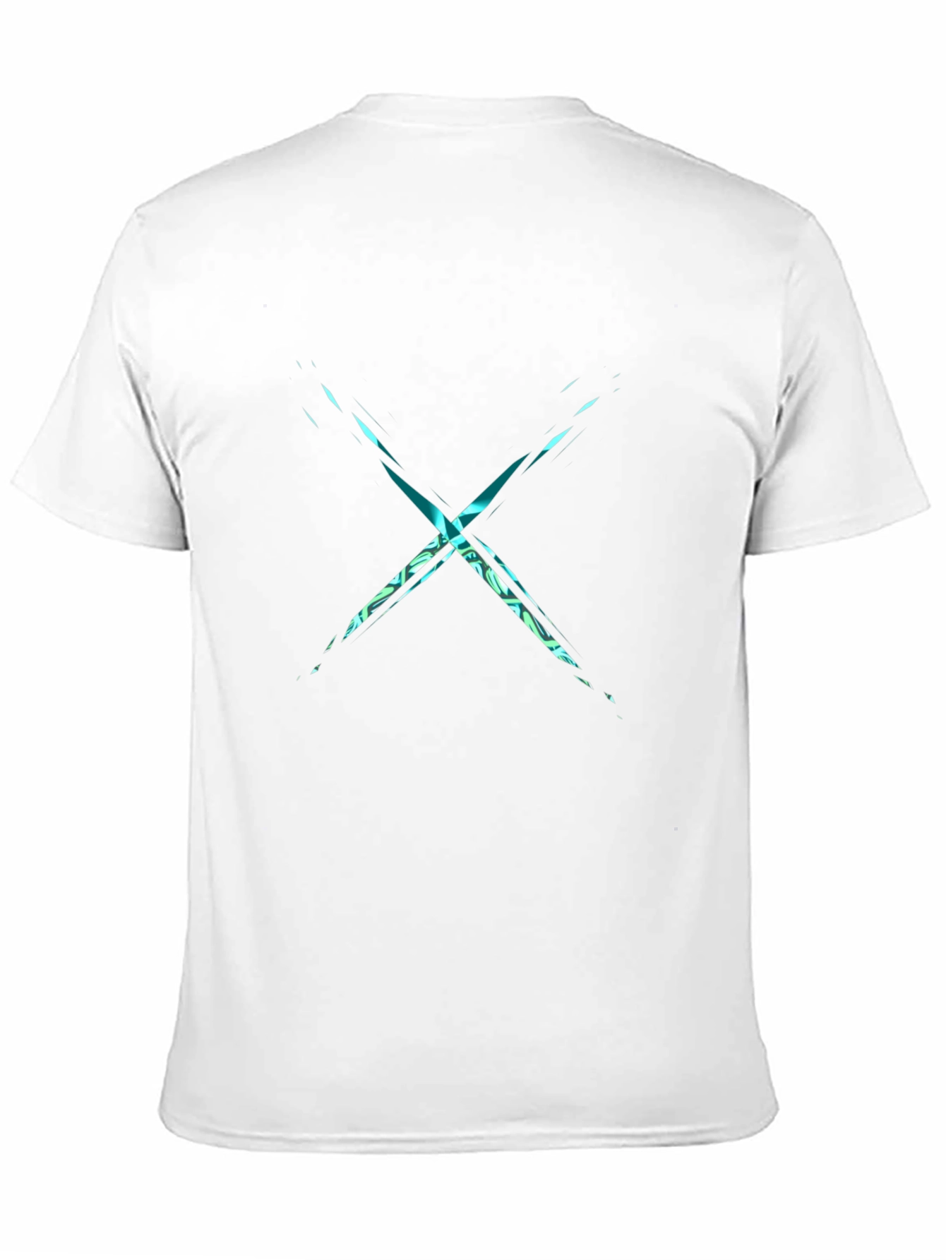 Abstract X Black T-Shirt