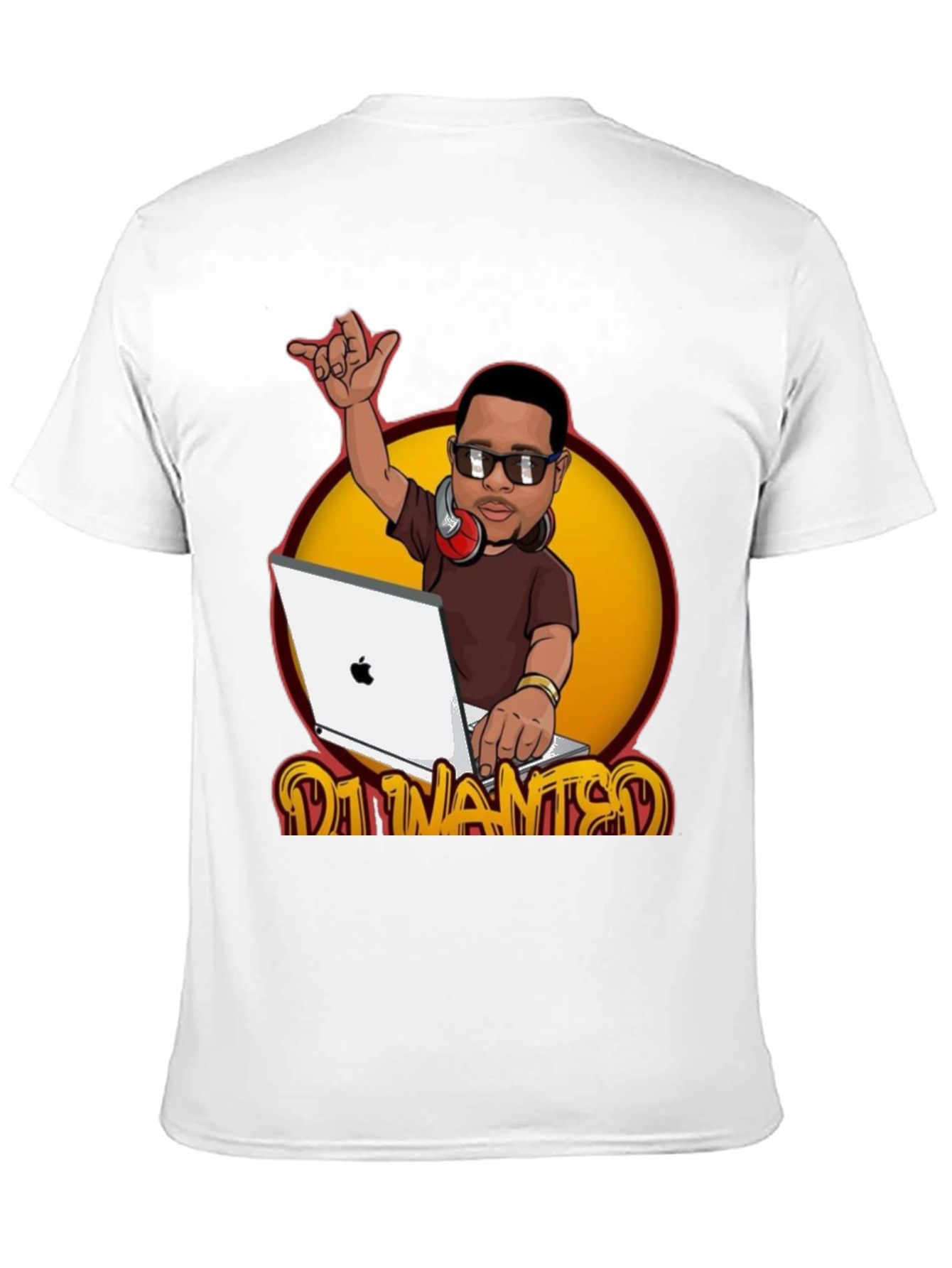 DJ Cartoon Graphic T-Shirt