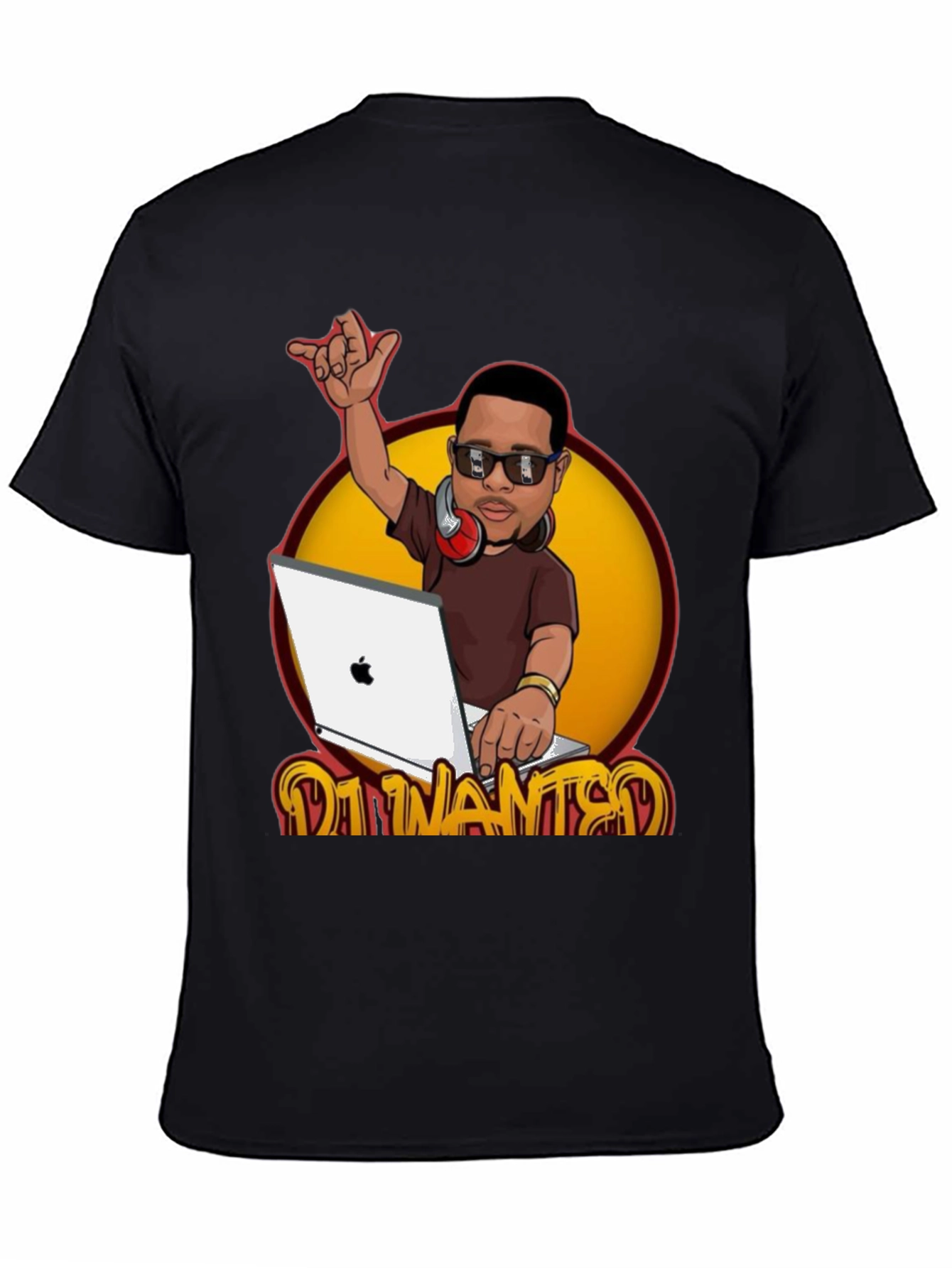 DJ Cartoon Graphic T-Shirt