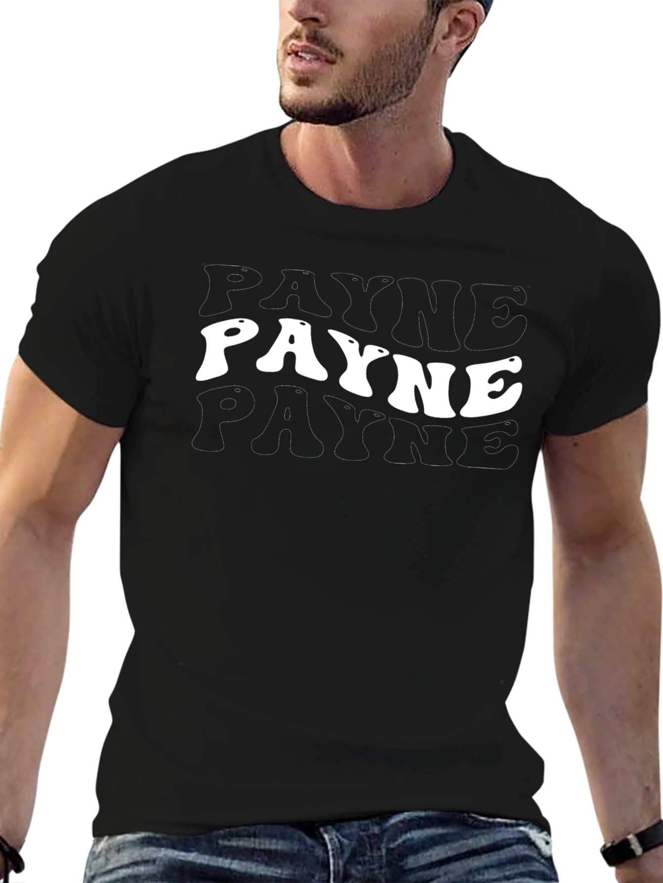 Payne Graphic Tee - Retro Style Black T-Shirt