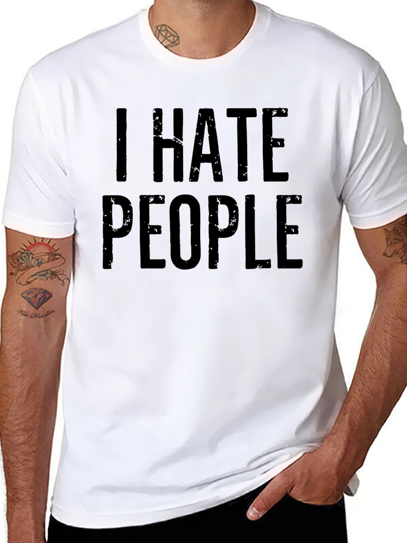 I Hate People Graphic Tee - Unisex Adult T-Shirt