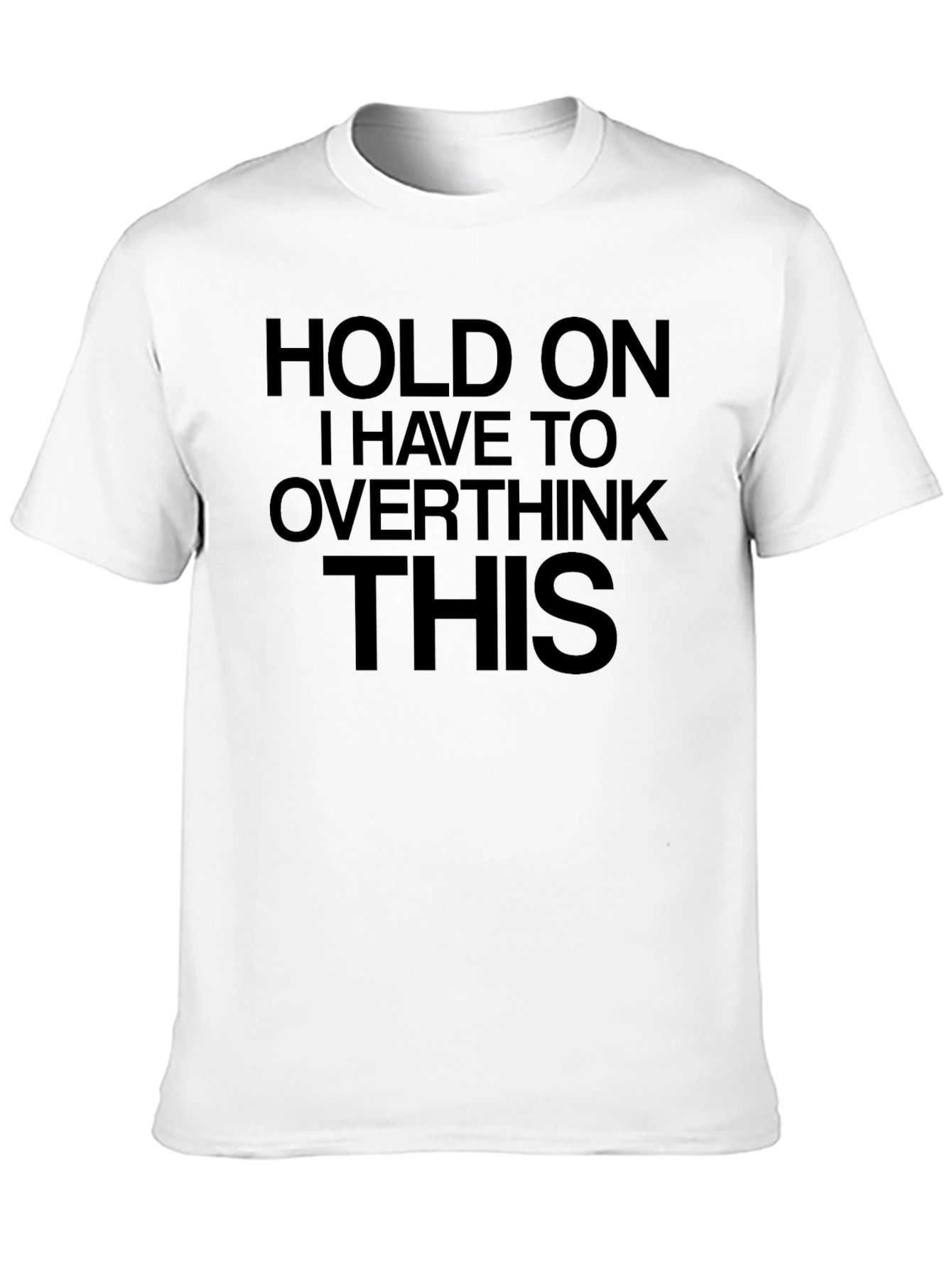 Overthink This Black Graphic Tee