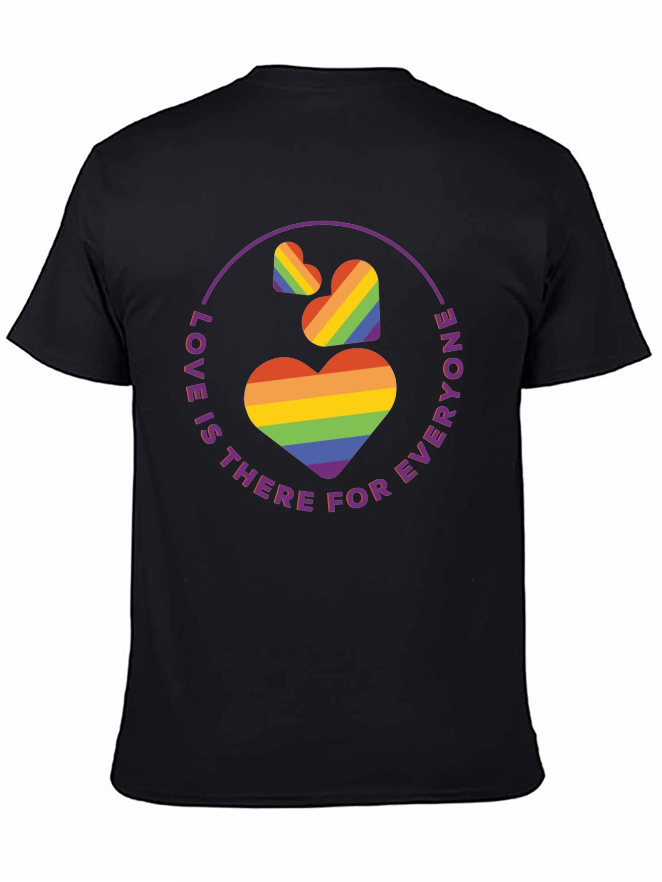 Love is for Everyone Rainbow Heart Tee