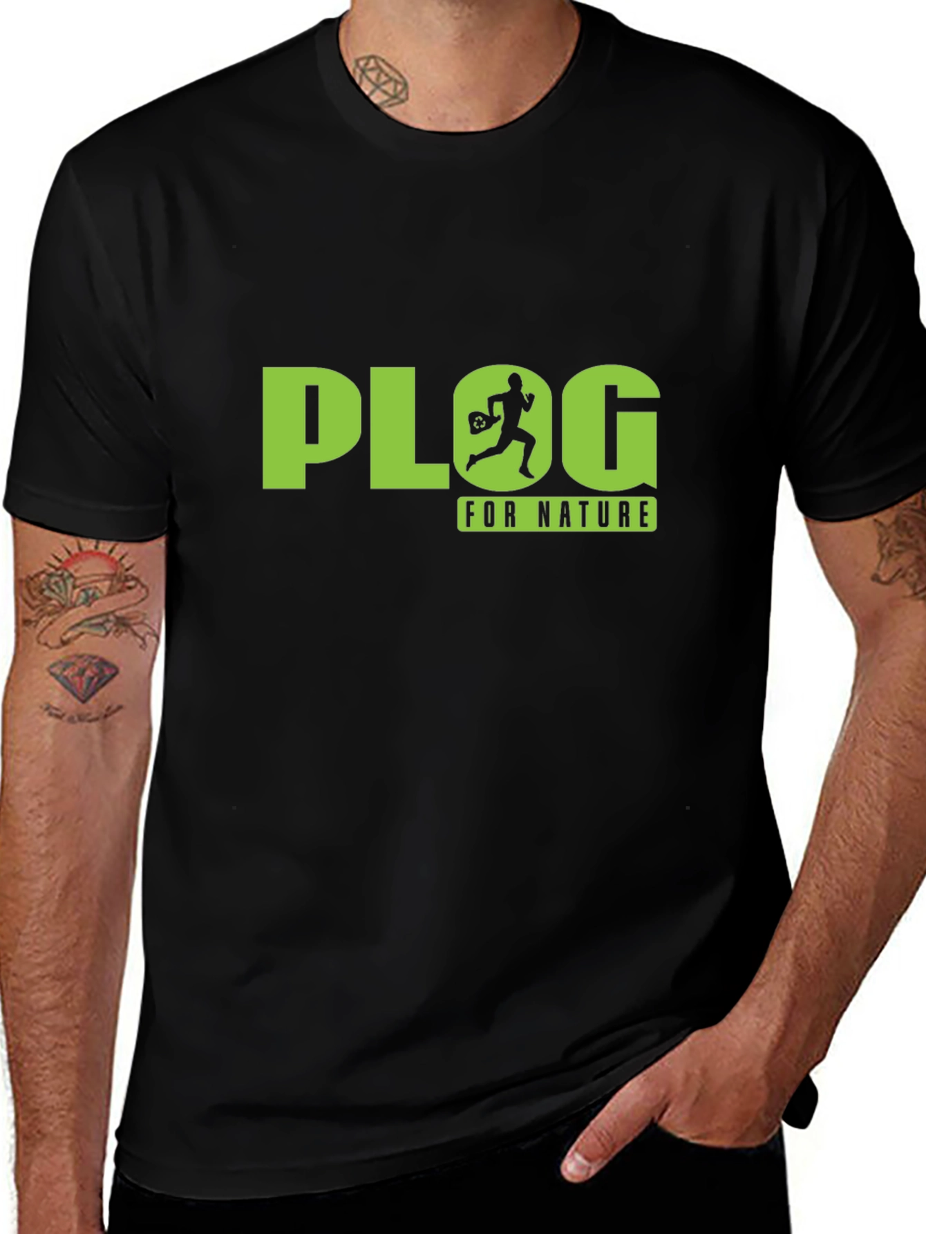 Plogging T-Shirt - Run for Nature Tee