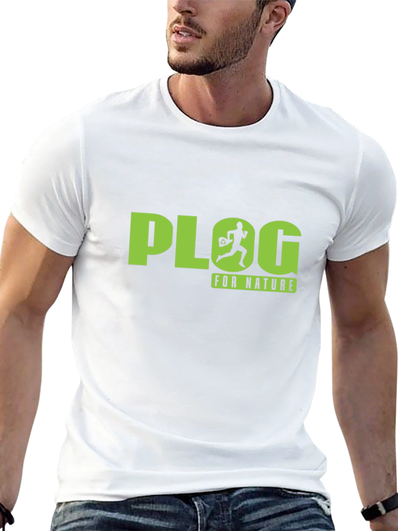 Plogging T-Shirt - Run for Nature Tee