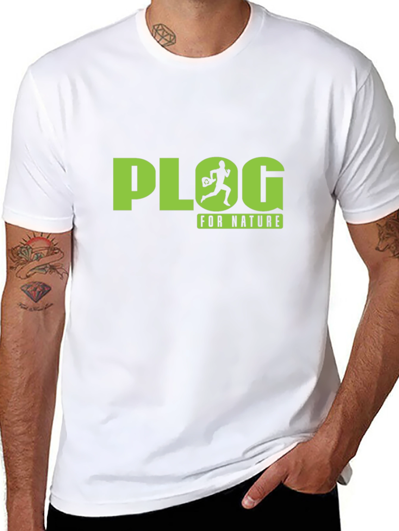 Plogging T-Shirt - Run for Nature Tee