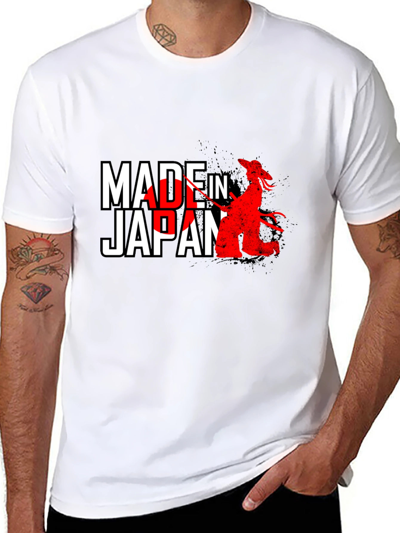 Made in Japan T-Shirt Samurai Graphic Tee