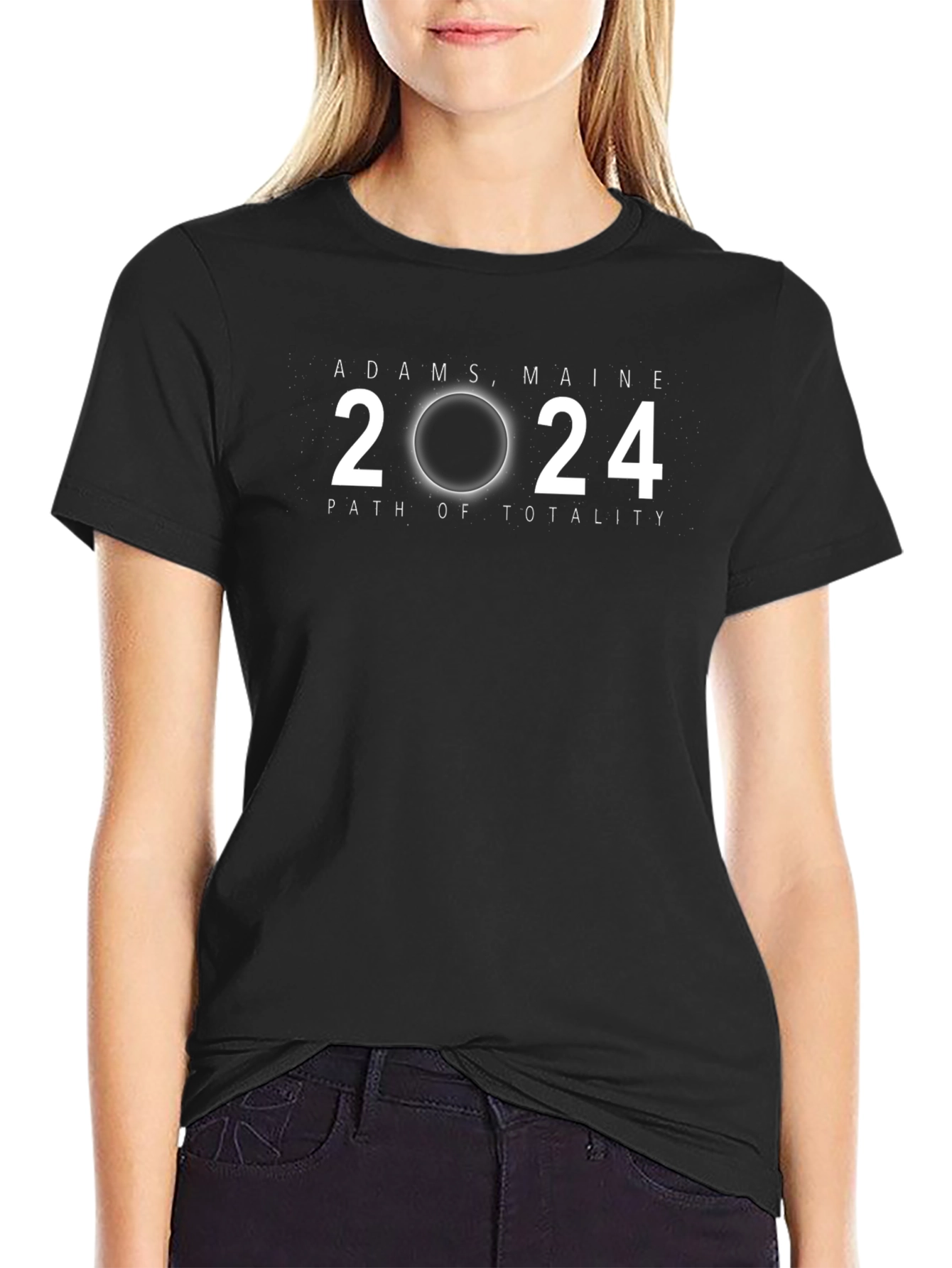 Adams Maine 2024 Total Solar Eclipse T-Shirt