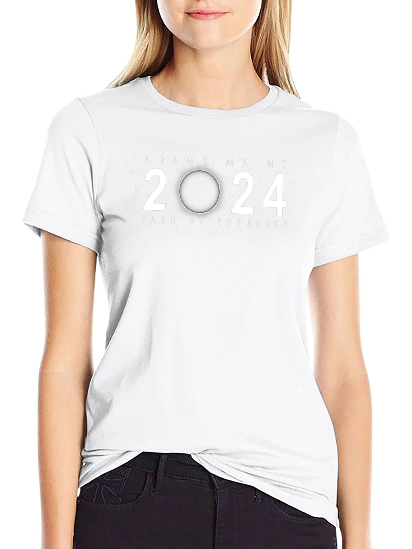 Adams Maine 2024 Total Solar Eclipse T-Shirt