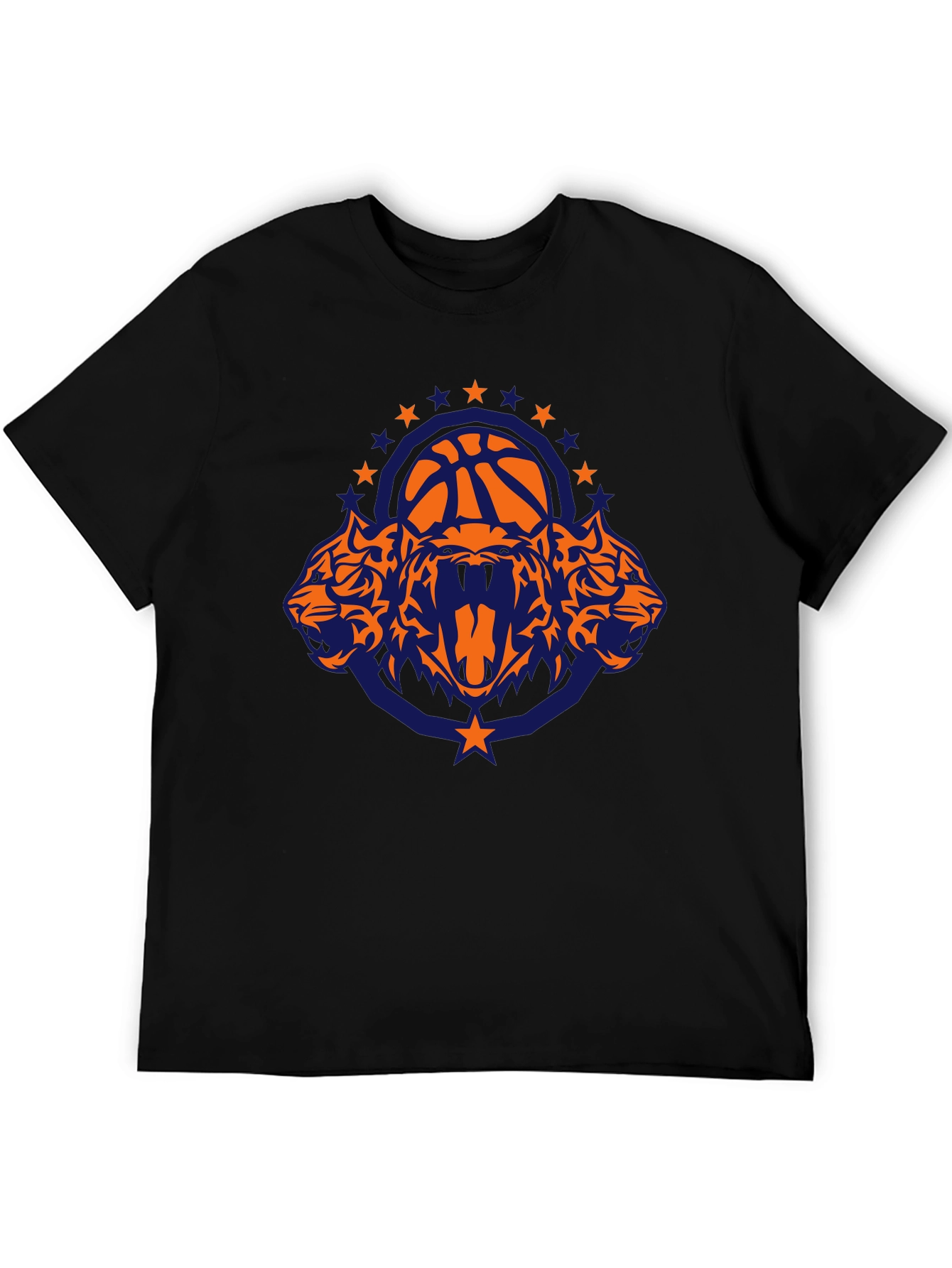 Tigers Basketball Graphic T-Shirt