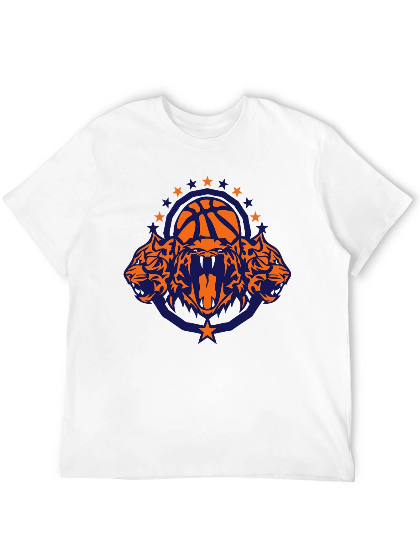 Tigers Basketball Graphic T-Shirt