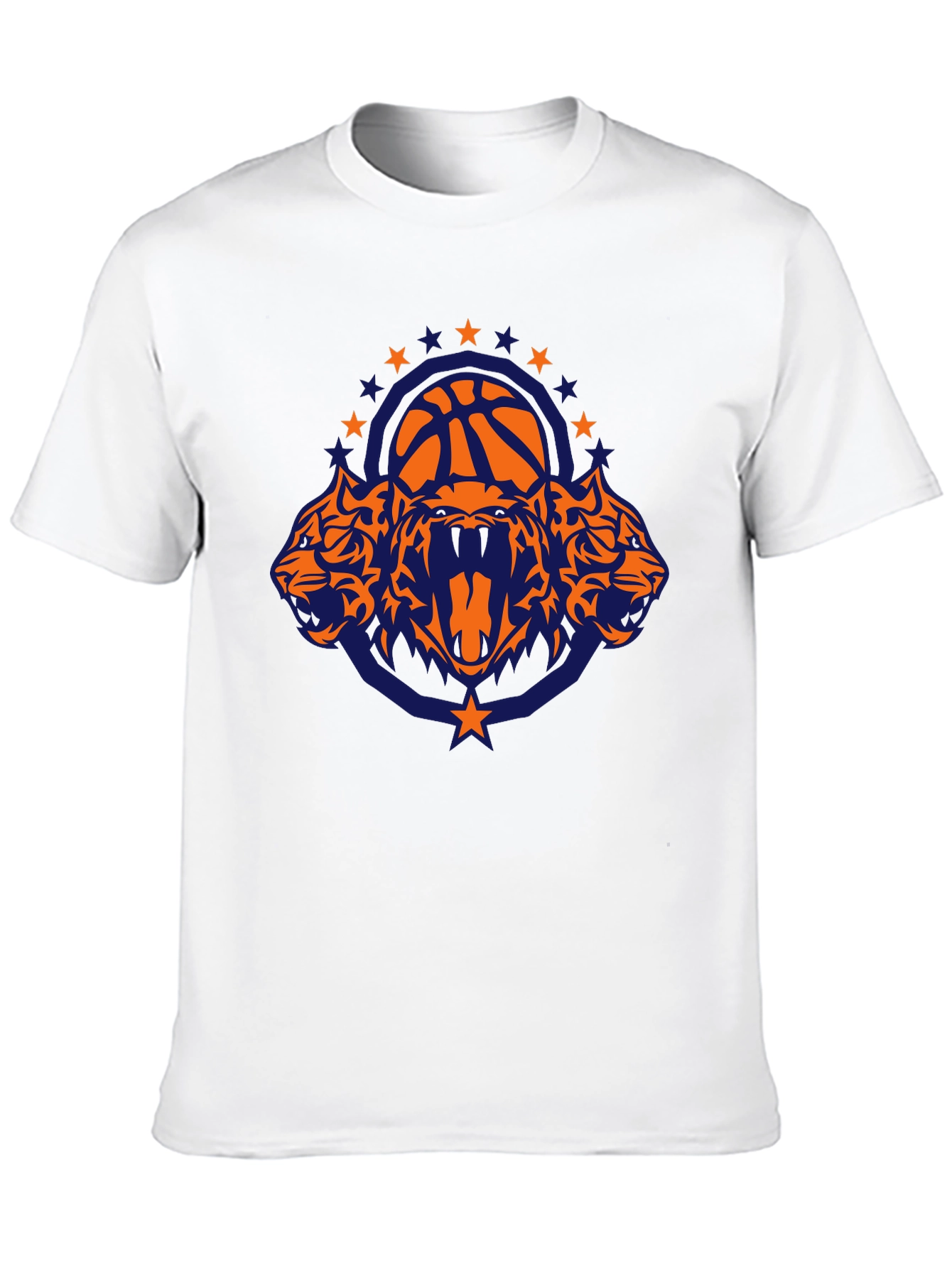 Tigers Basketball Graphic T-Shirt