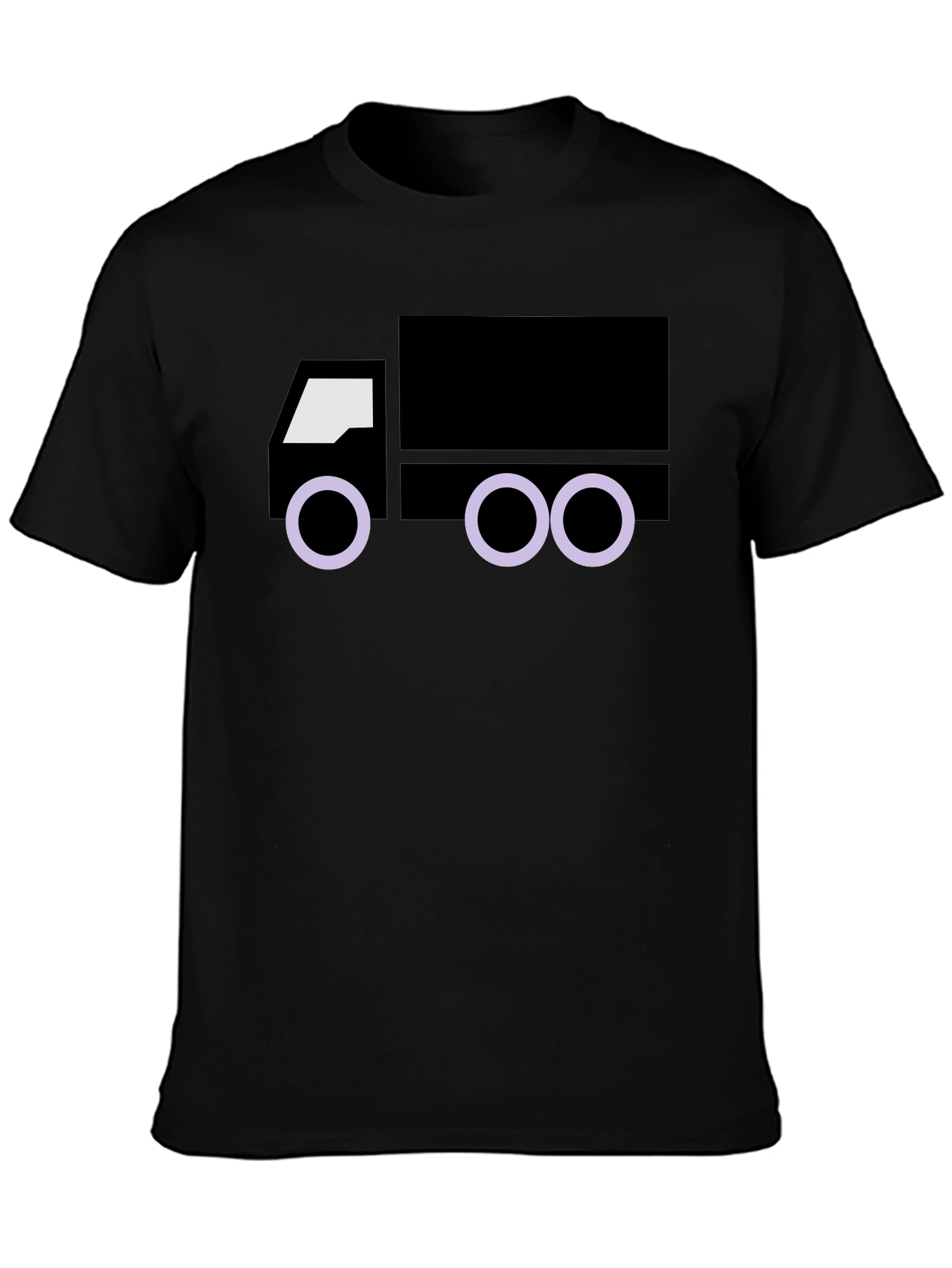 Truck Graphic Tee - Black Cotton Blend
