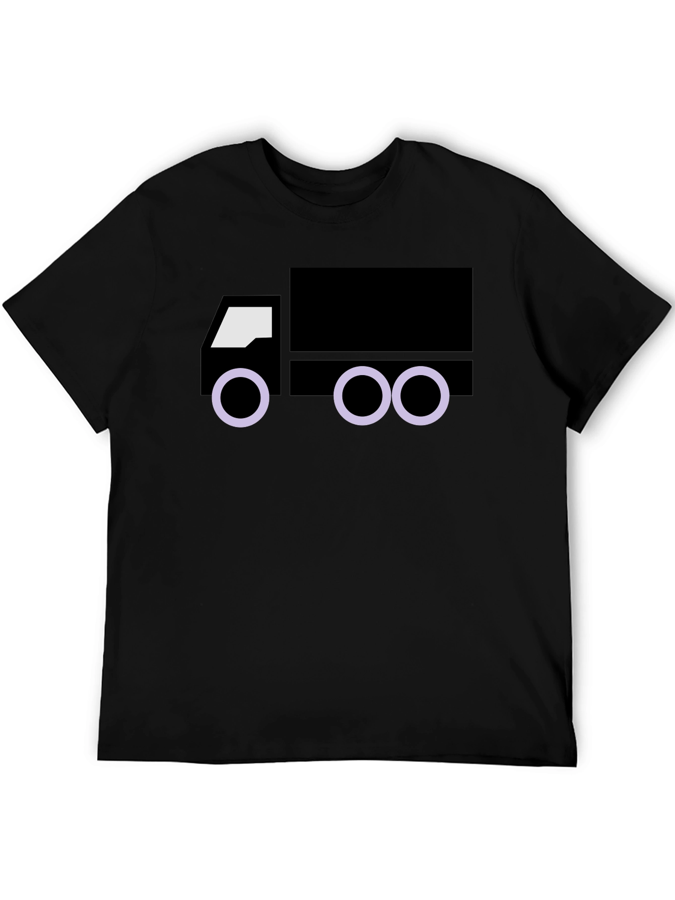 Truck Graphic Tee - Black Cotton Blend