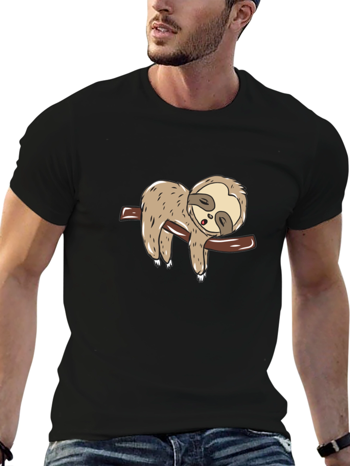 Sloth Nap T-Shirt - Relaxed Fit Tee