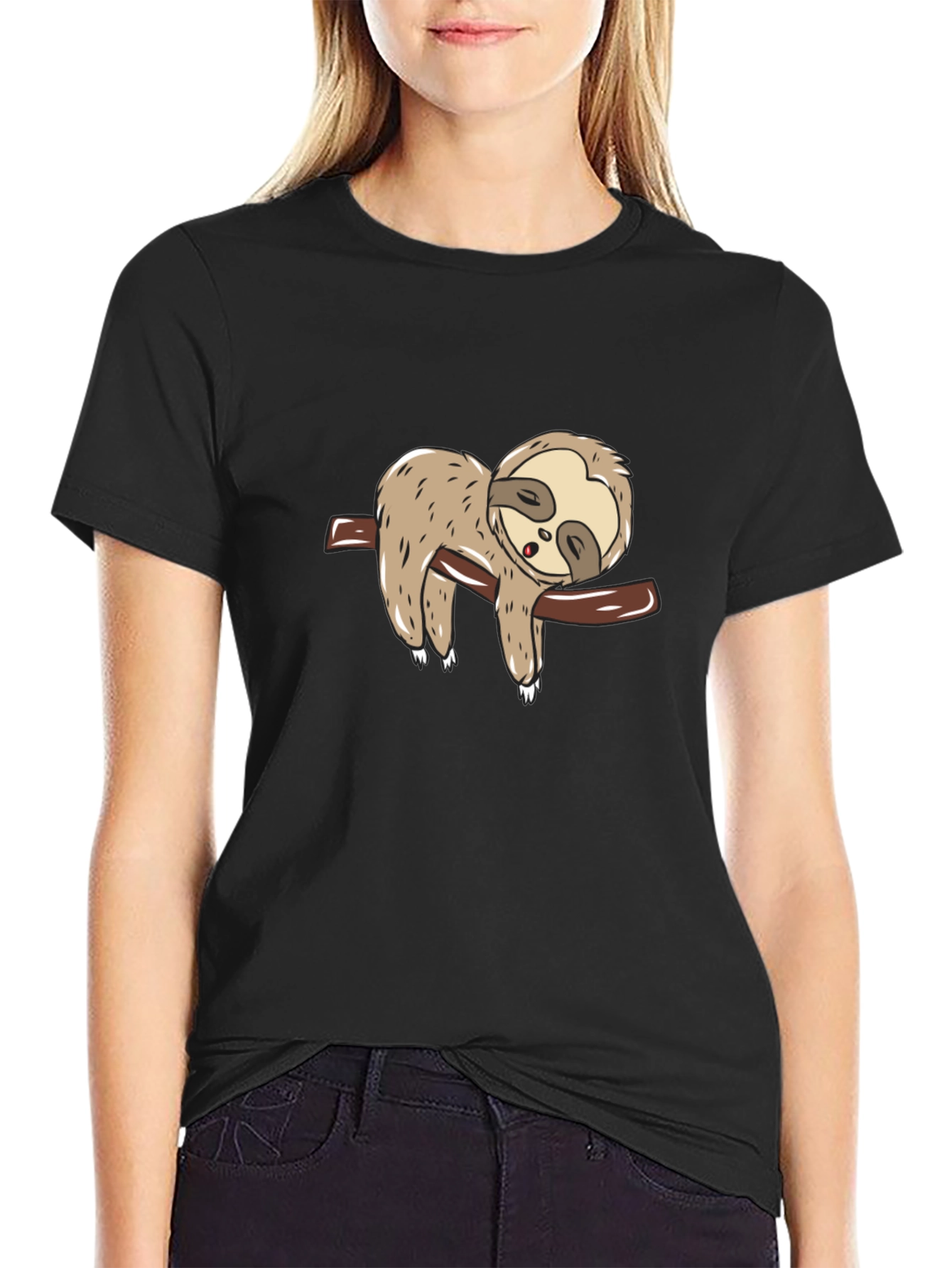 Sloth Nap T-Shirt - Relaxed Fit Tee