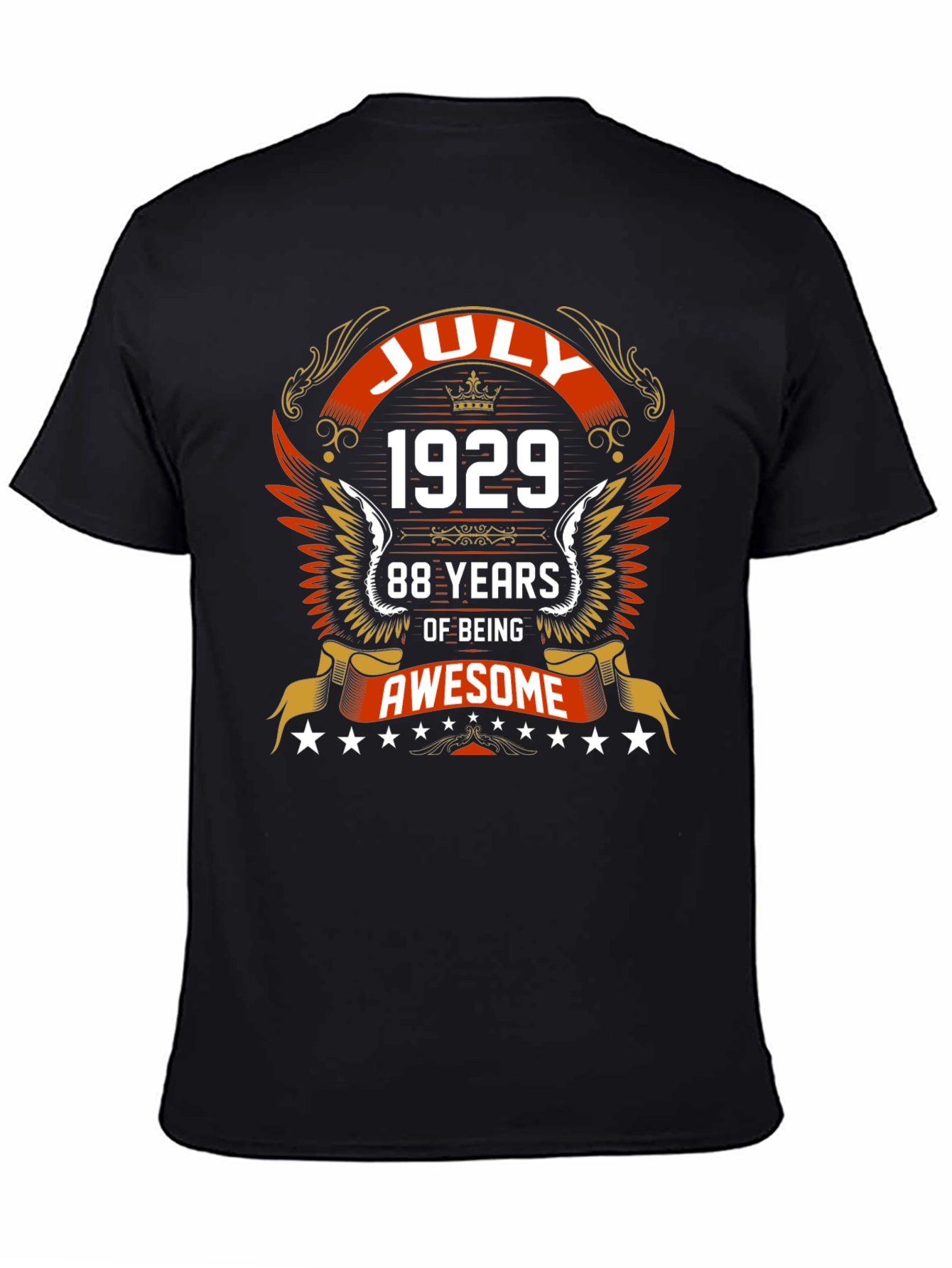 July 1929 Birthday T-Shirt - 88 Years of Awesome!