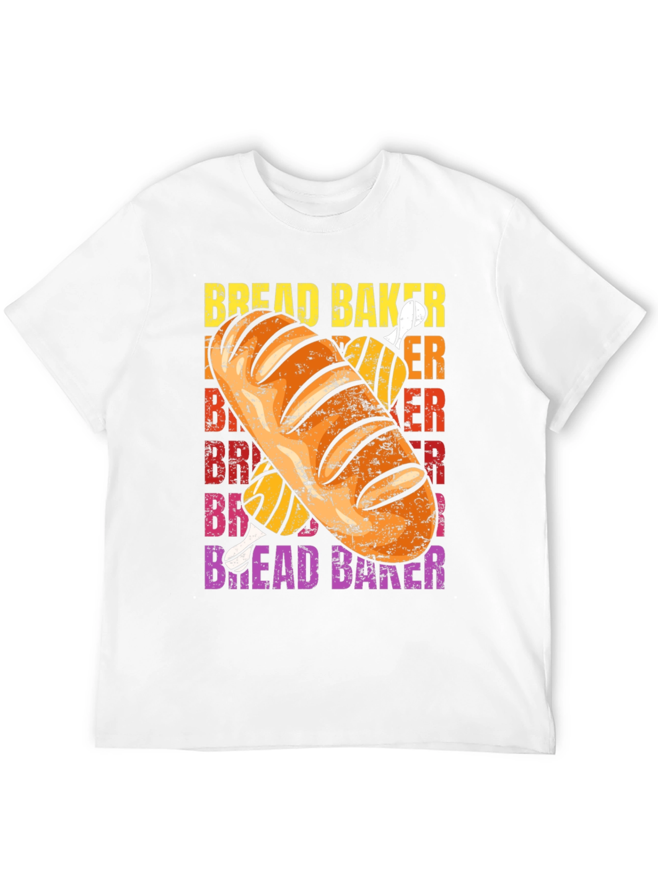 Bread Baker Graphic T-Shirt - Black