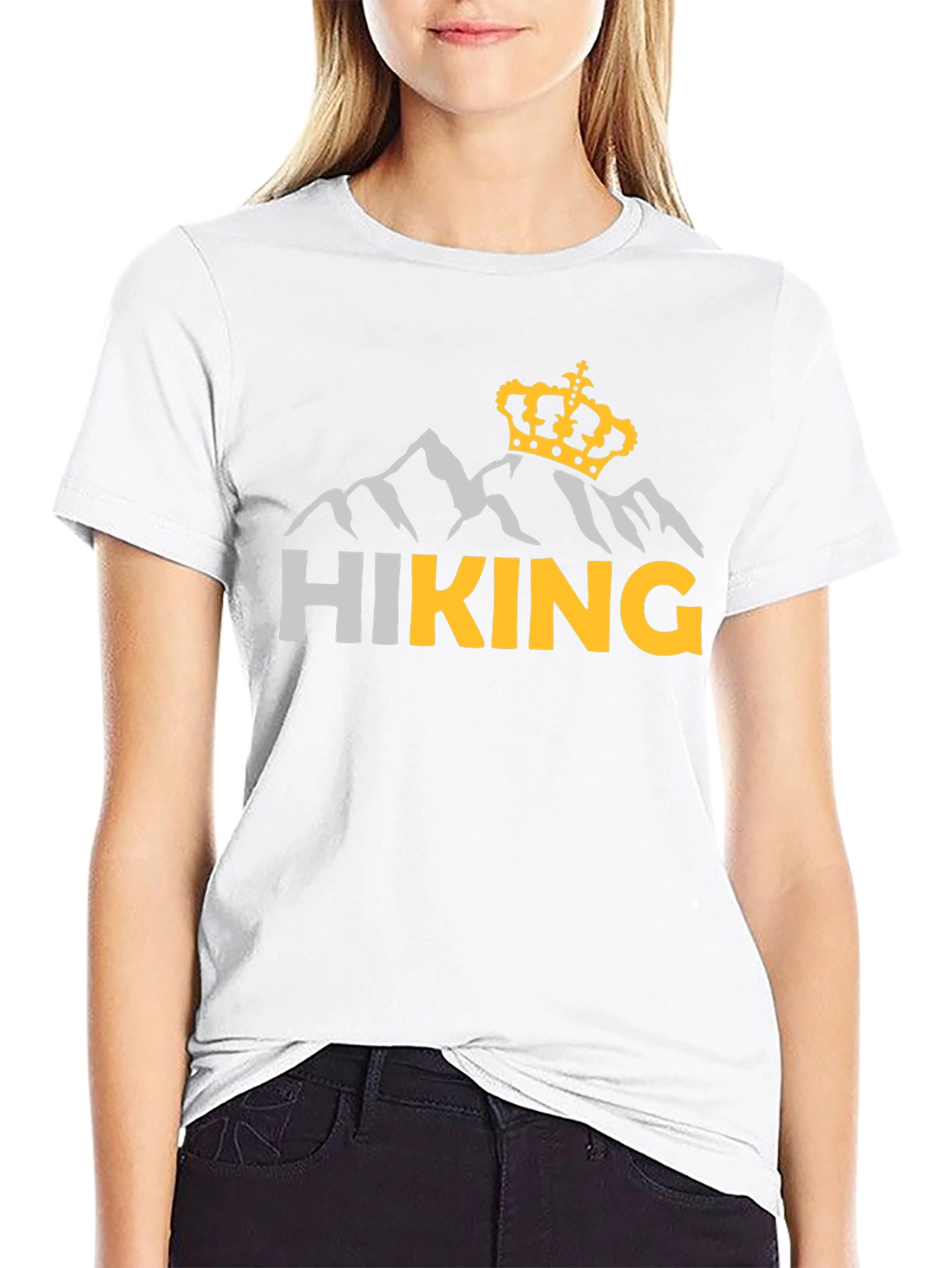 Hiking King Graphic T-Shirt - Black Tee