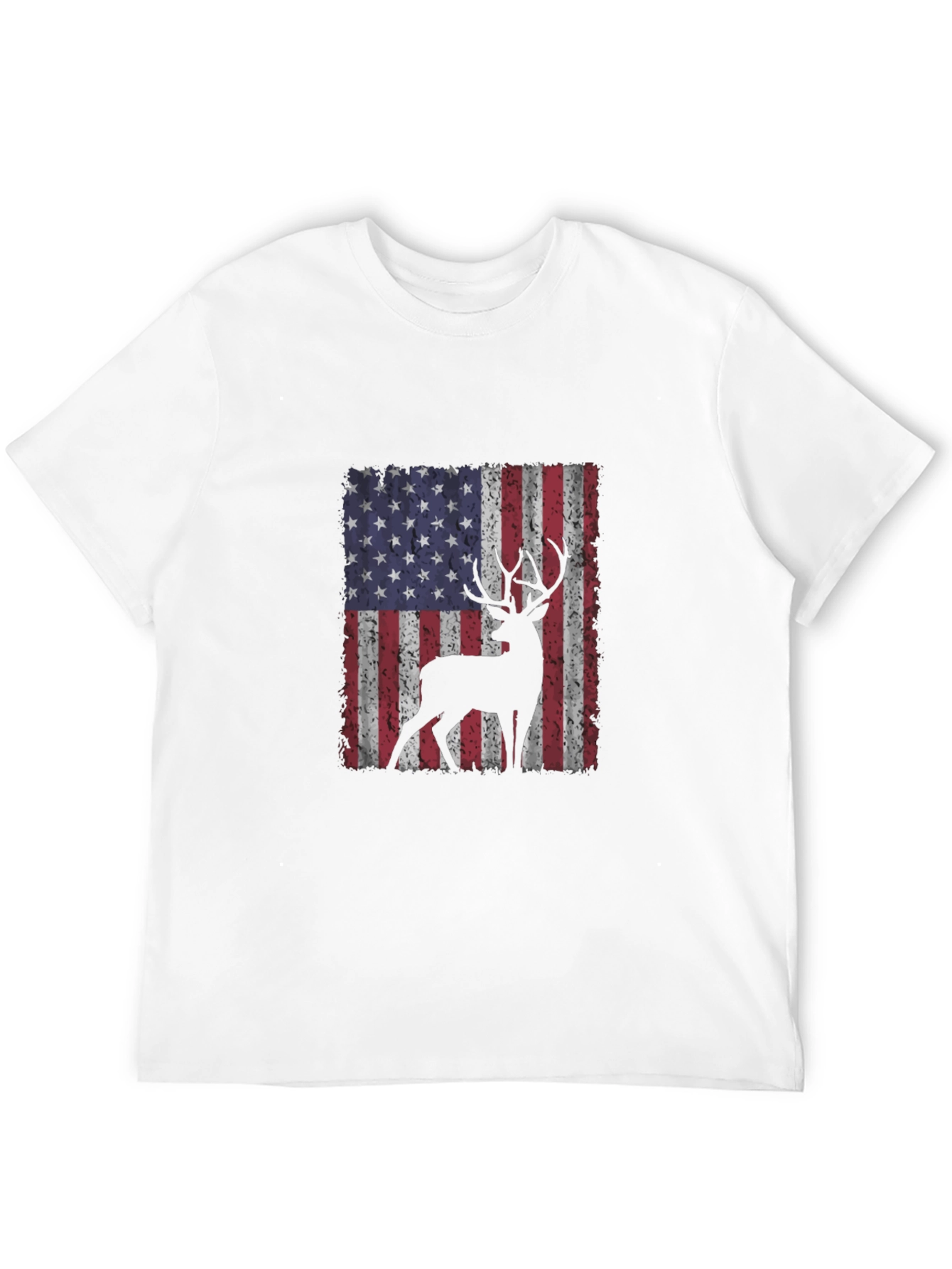 American Flag Deer T-Shirt
