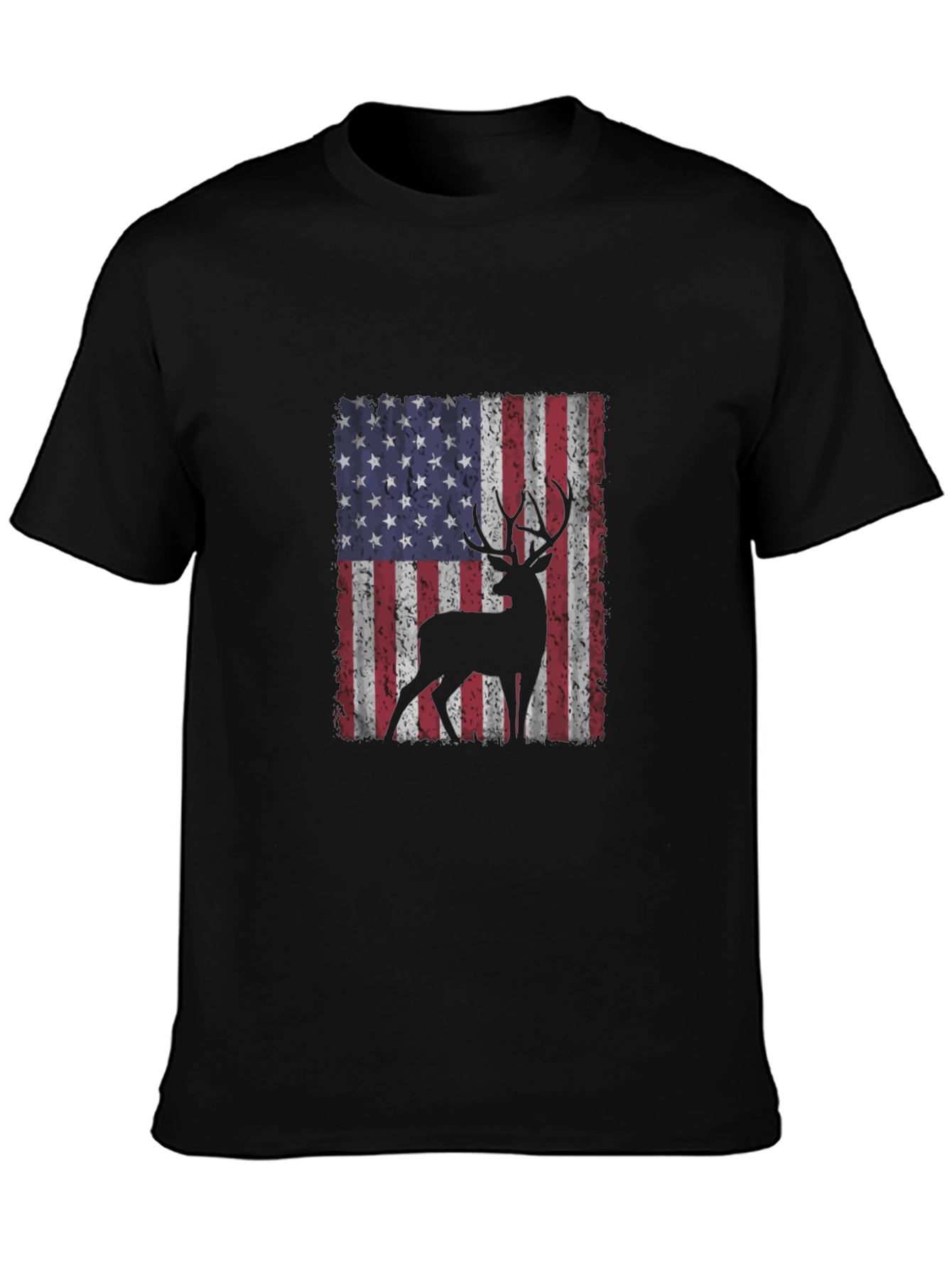 American Flag Deer T-Shirt