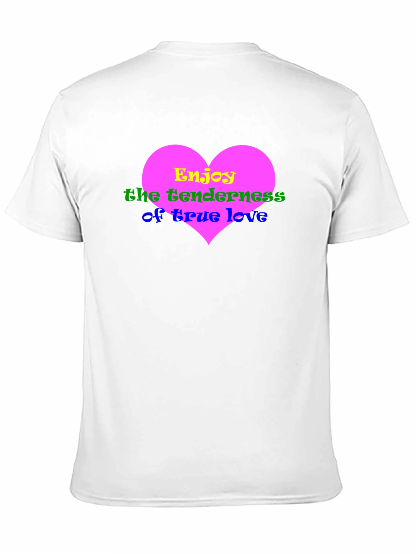 Heart Love Graphic Black T-Shirt