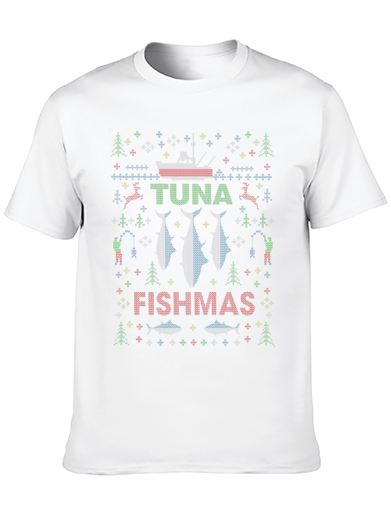 Tuna Fishmas Ugly Christmas Sweater T-shirt