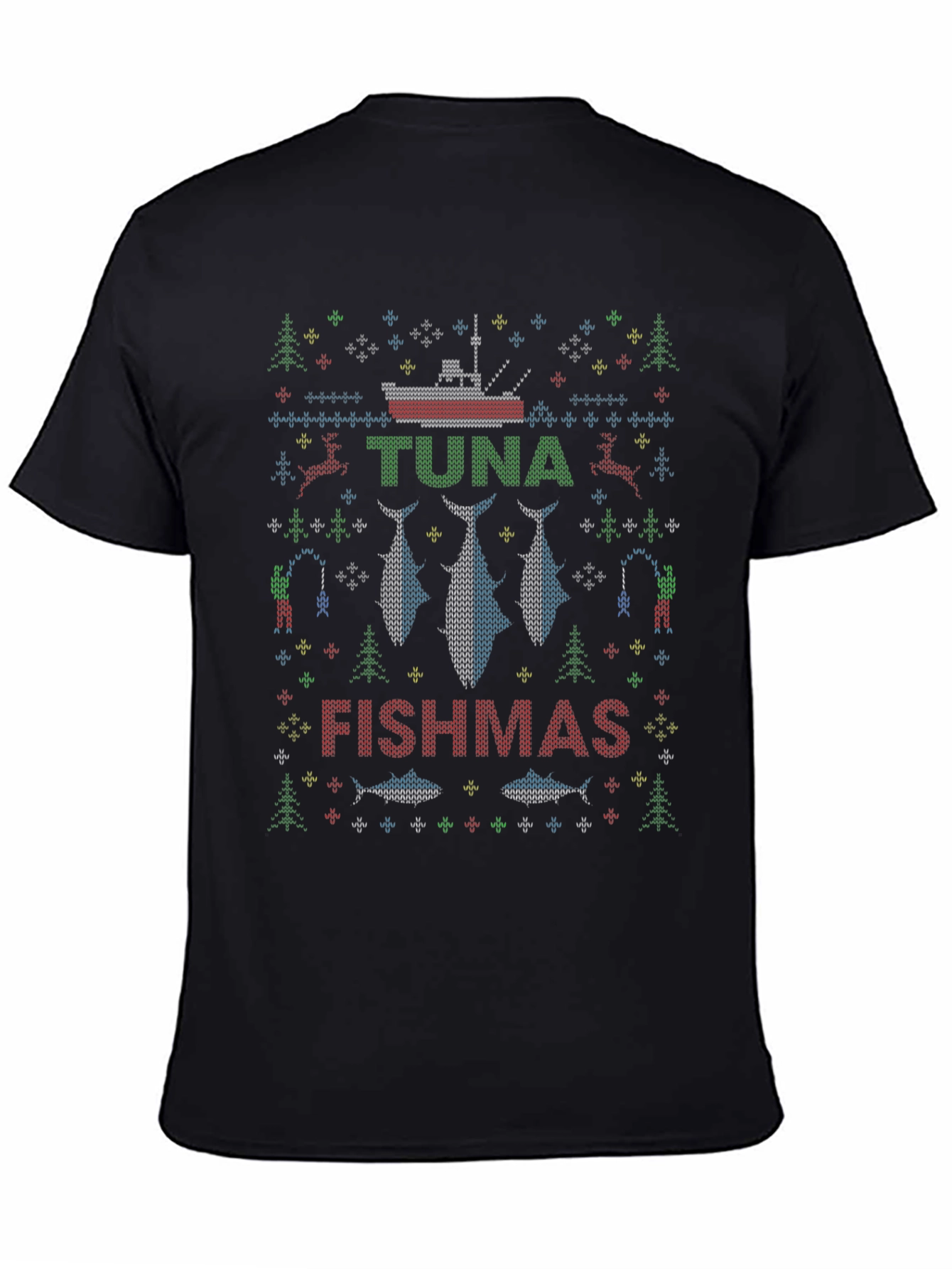 Tuna Fishmas Ugly Christmas Sweater T-shirt