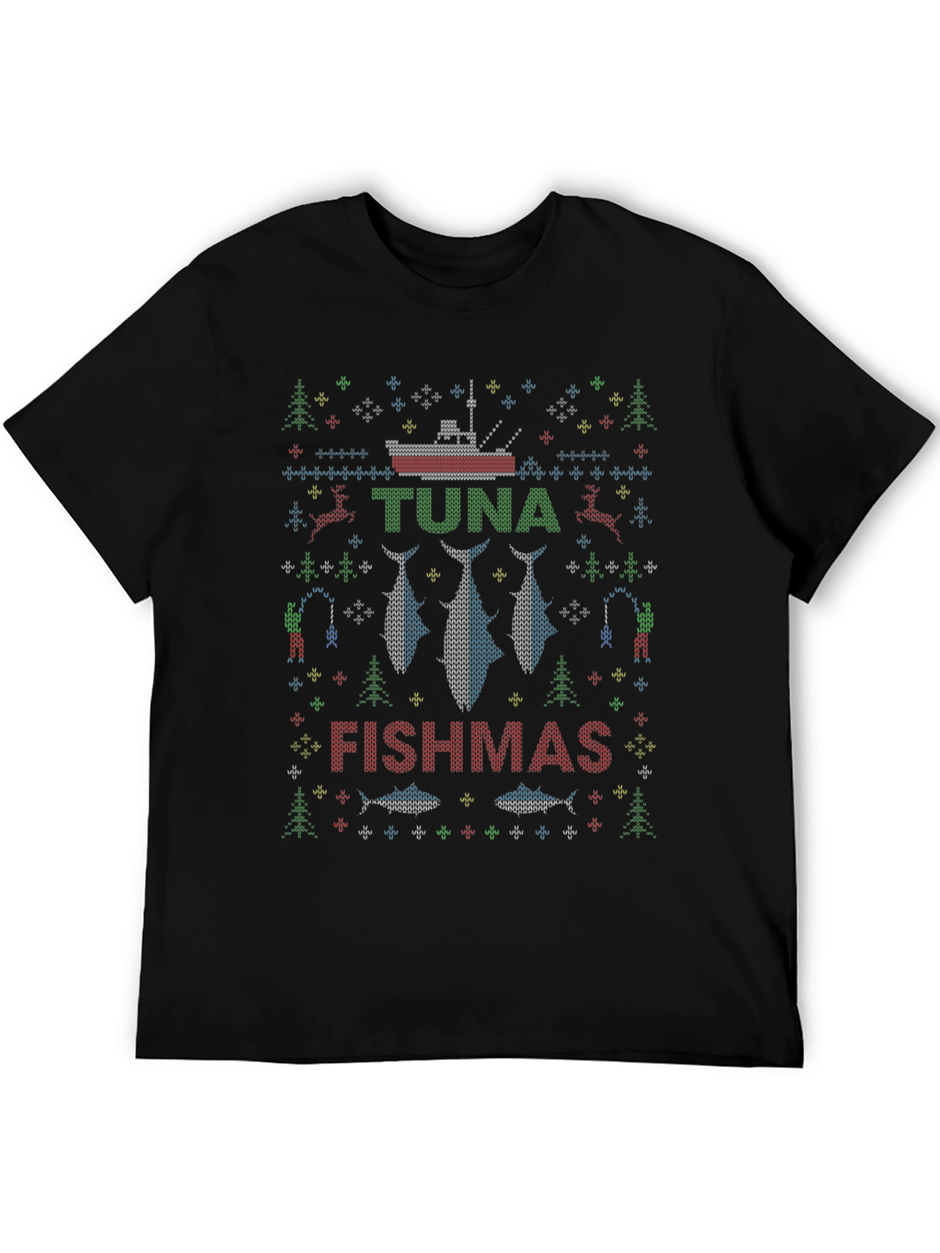 Tuna Fishmas Ugly Christmas Sweater T-shirt