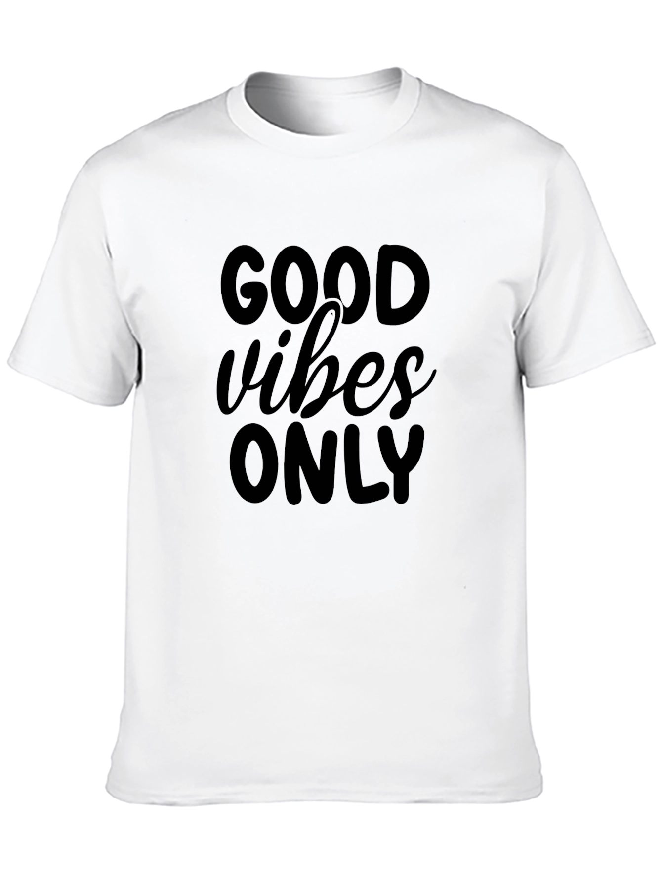 Good Vibes Only Black Graphic Tee