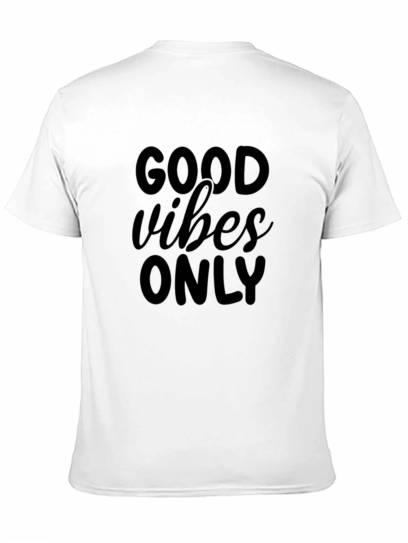 Good Vibes Only Black Graphic Tee