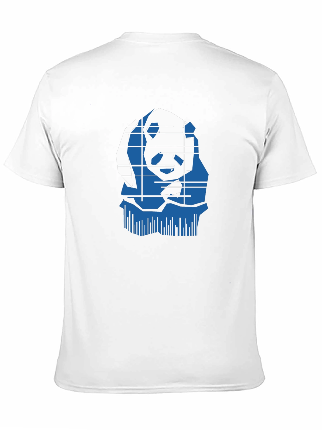 Stylish Panda Graphic Tee - Black