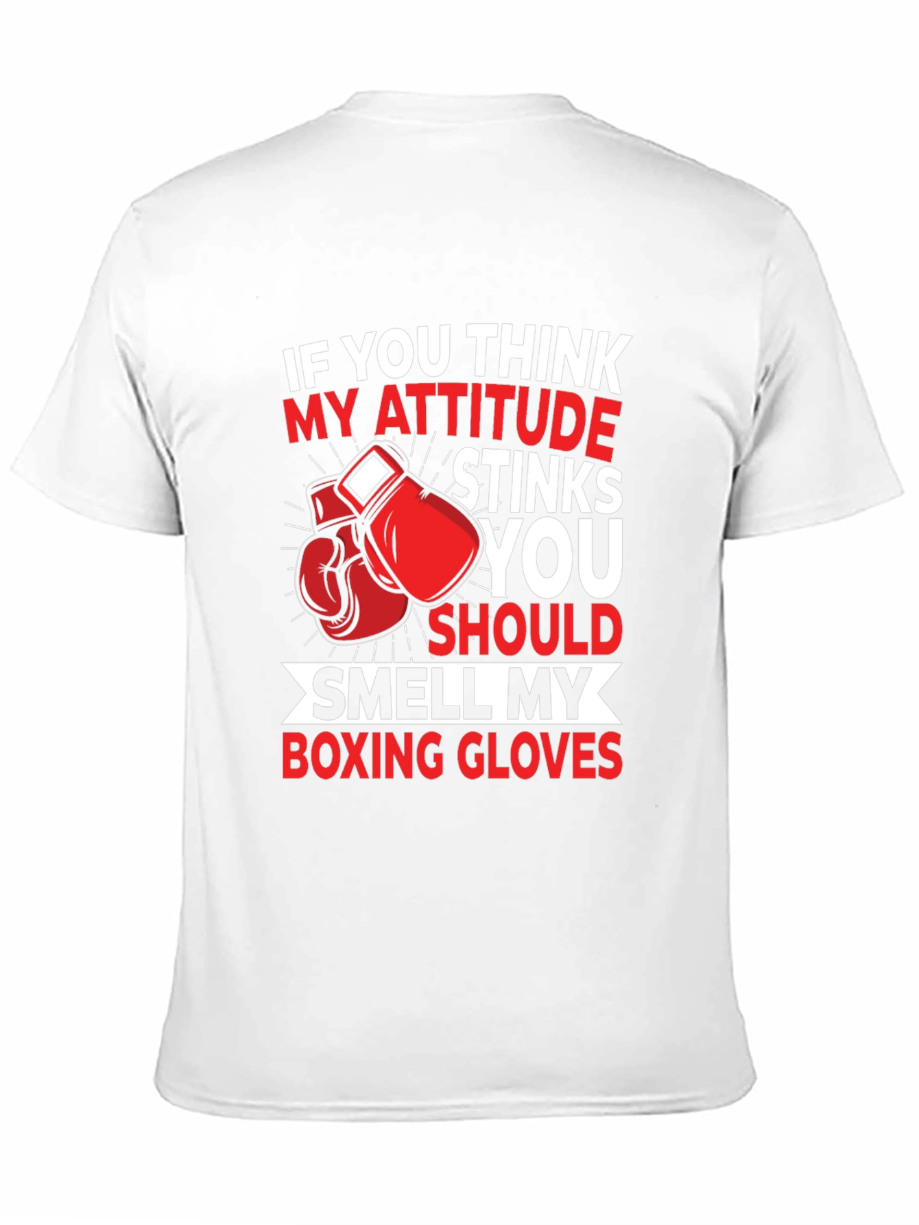 Attitude Stinks Boxing Gloves Graphic Tee