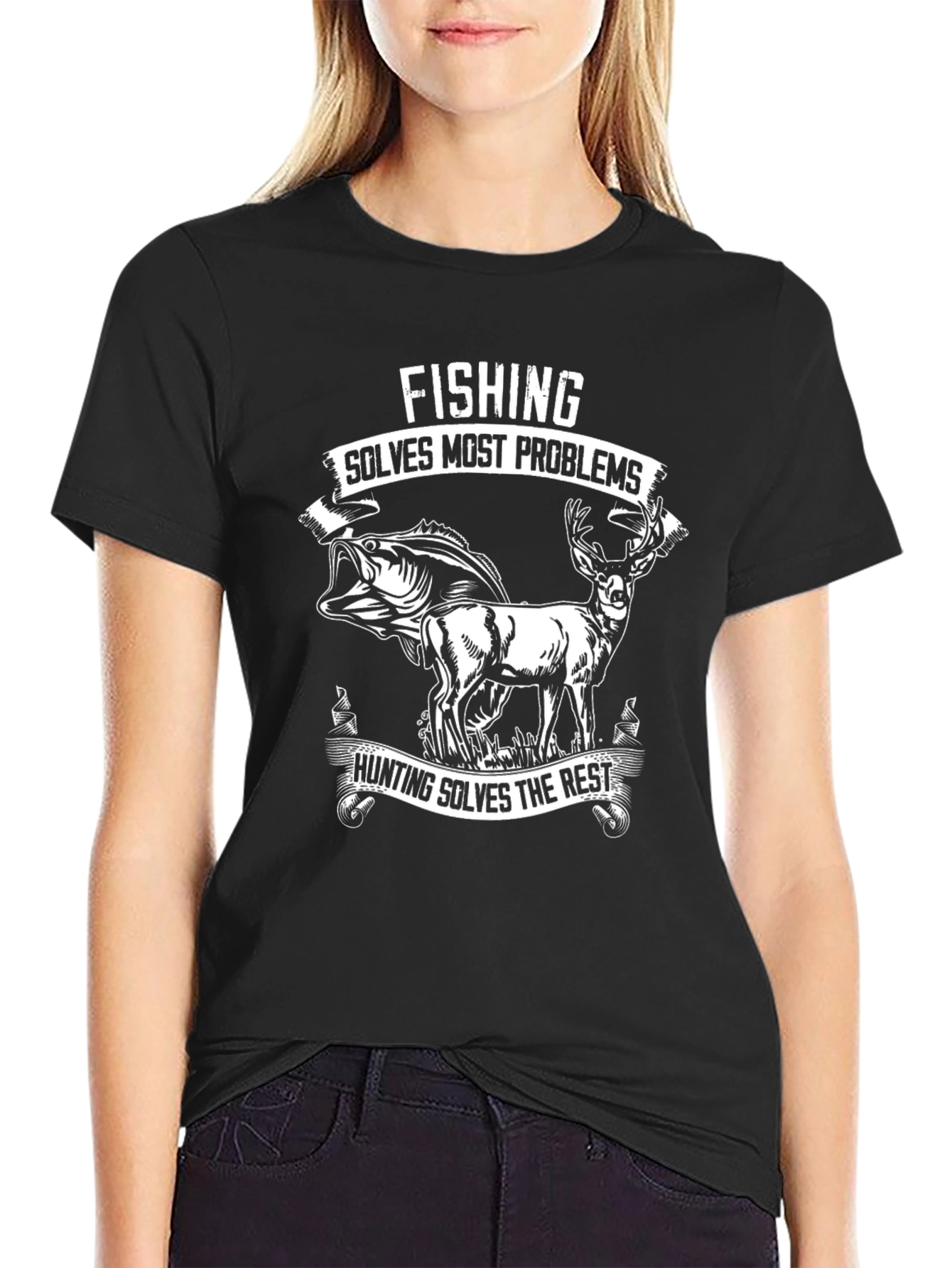 Fishing & Hunting Graphic Tee
