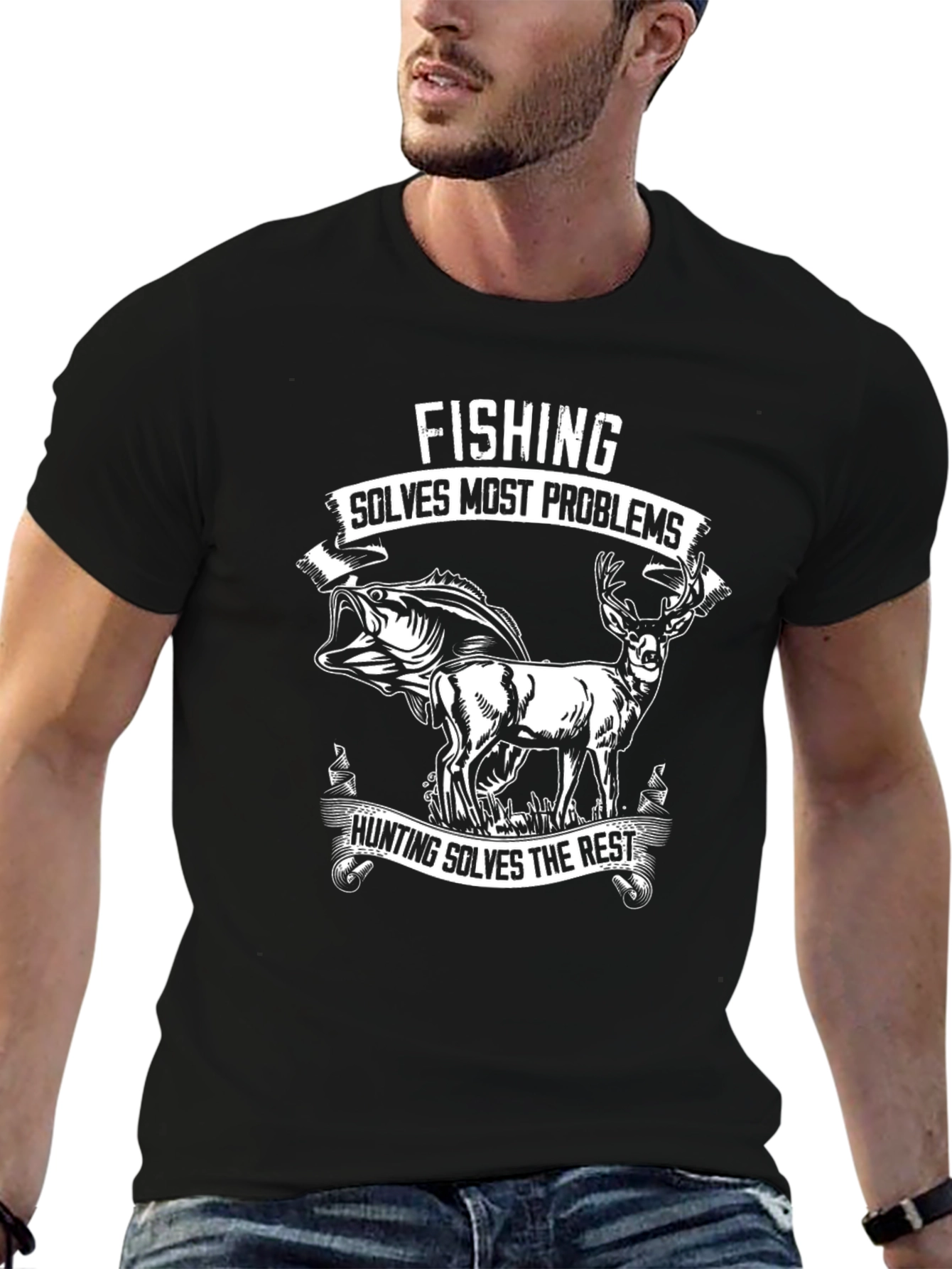 Fishing & Hunting Graphic Tee