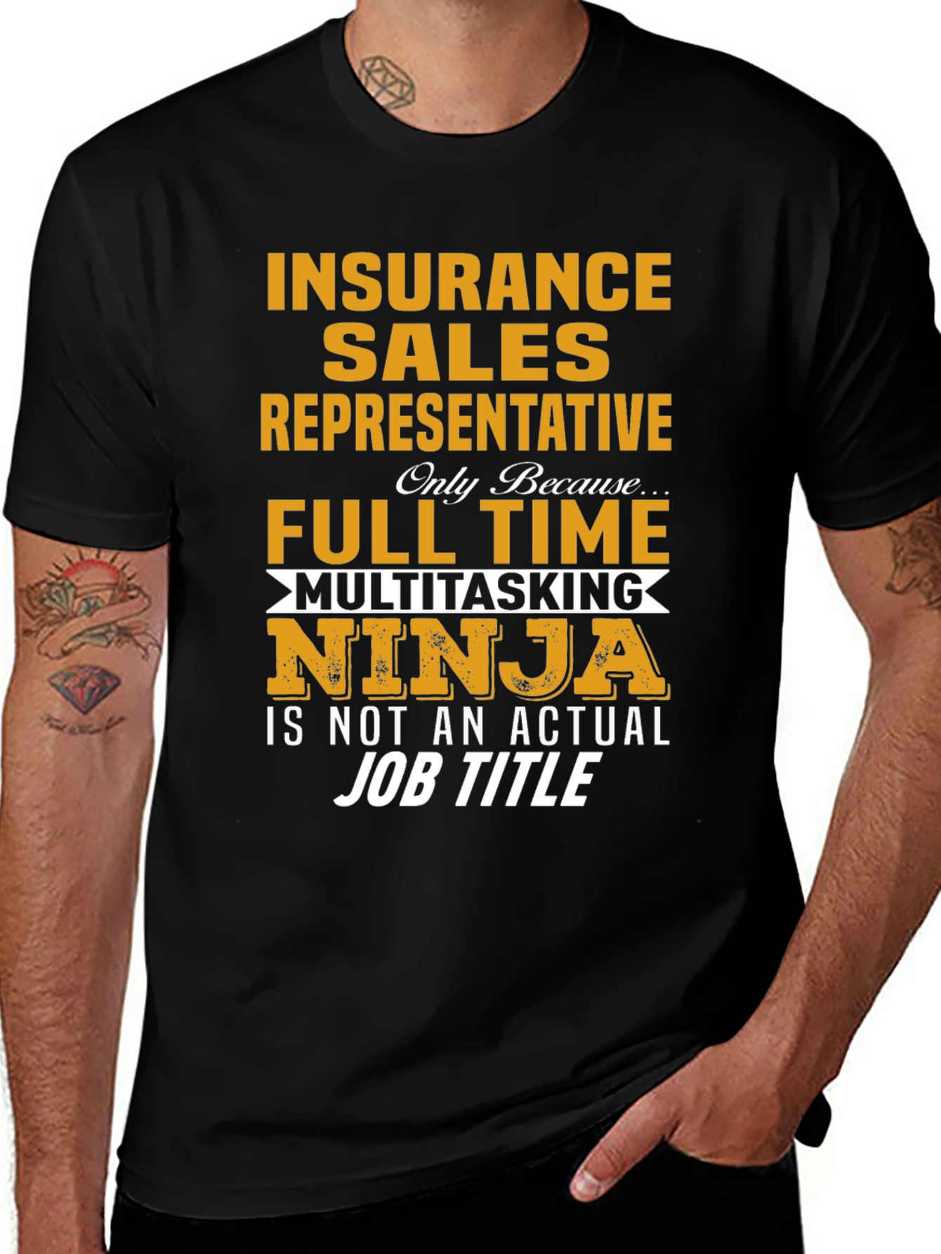 Insurance Sales Representative Ninja T-Shirt