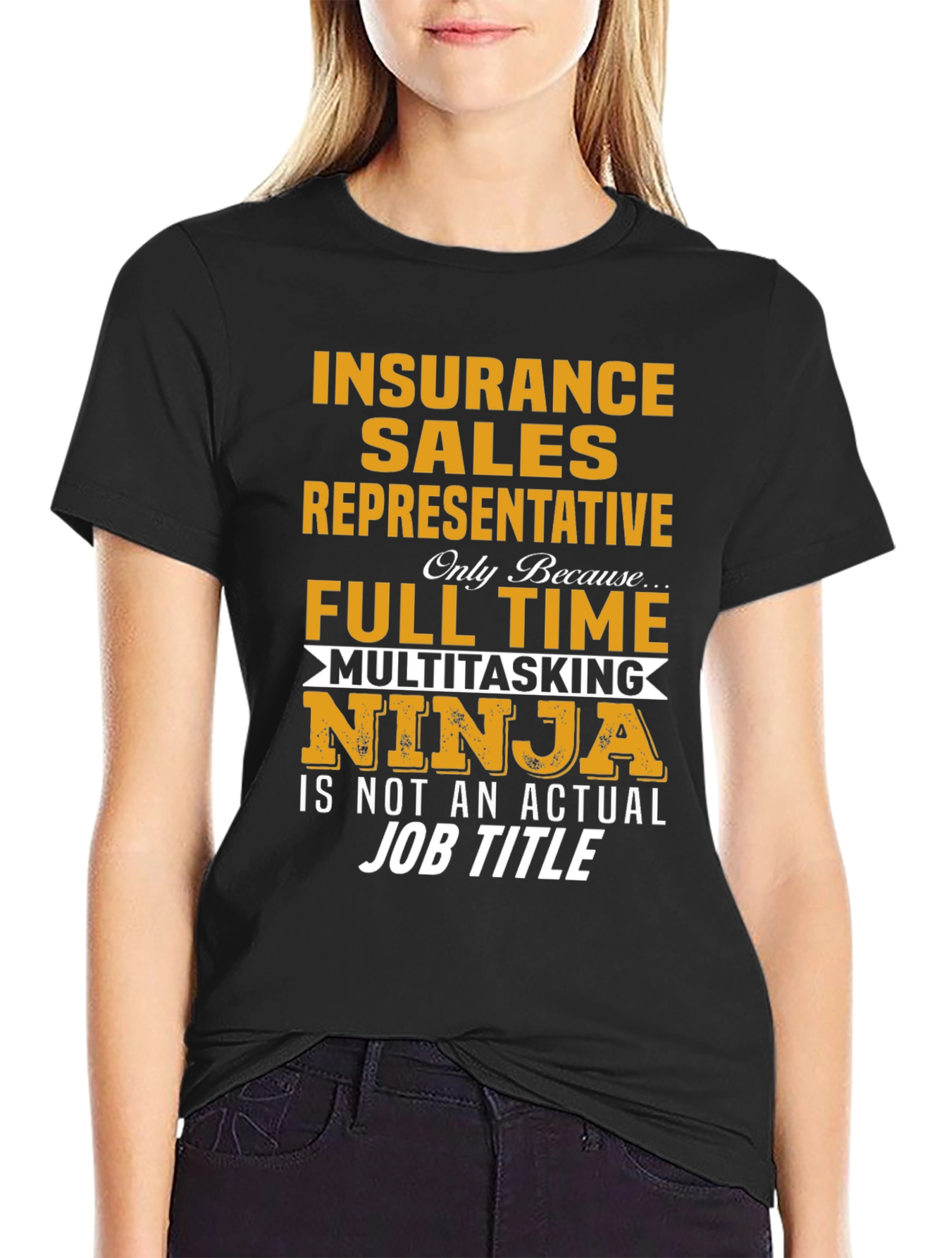 Insurance Sales Representative Ninja T-Shirt