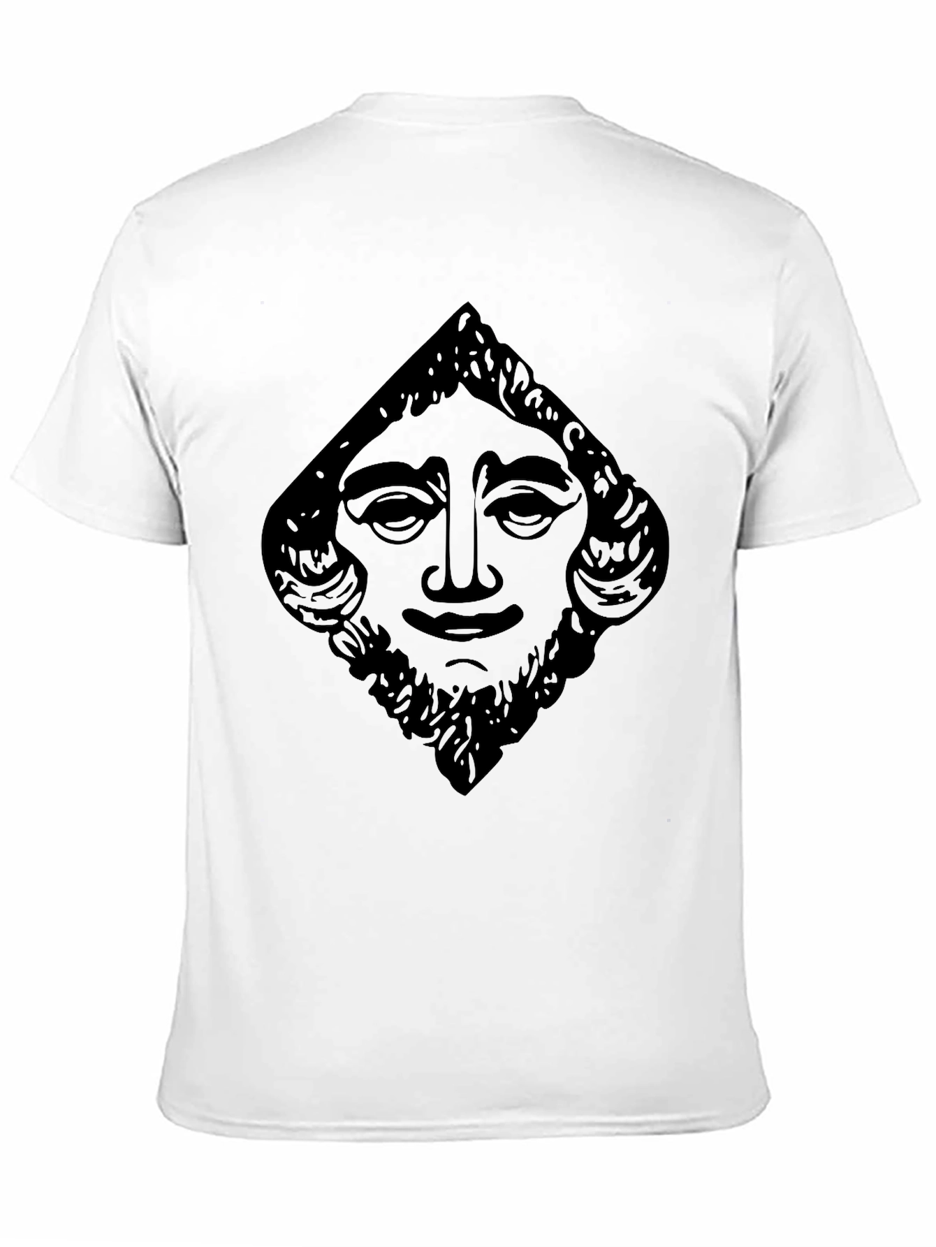 Graphic Tee - Bearded Face Design