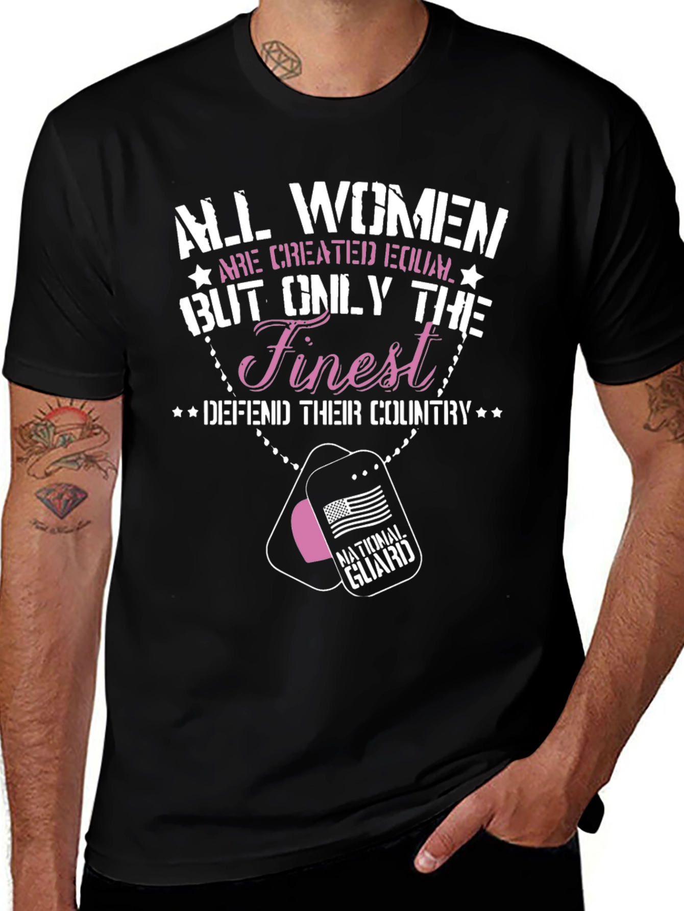 Finest Women National Guard T-Shirt