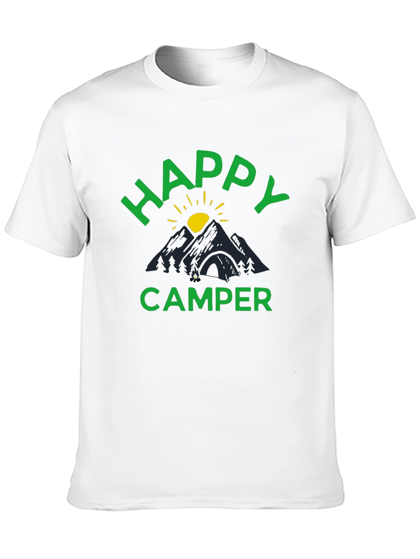 Happy Camper Graphic Tee - Mountain Adventure