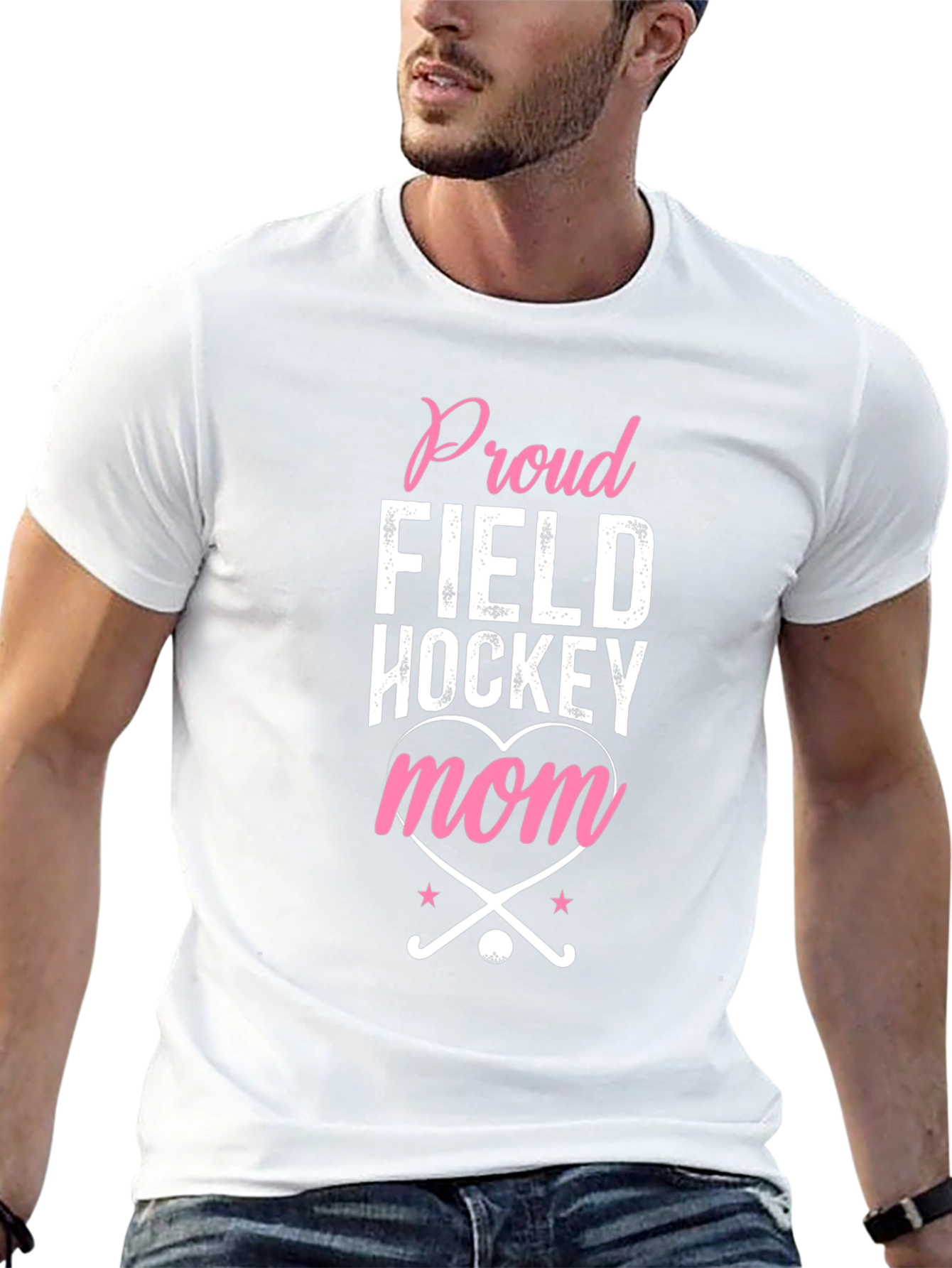 Proud Field Hockey Mom T-Shirt