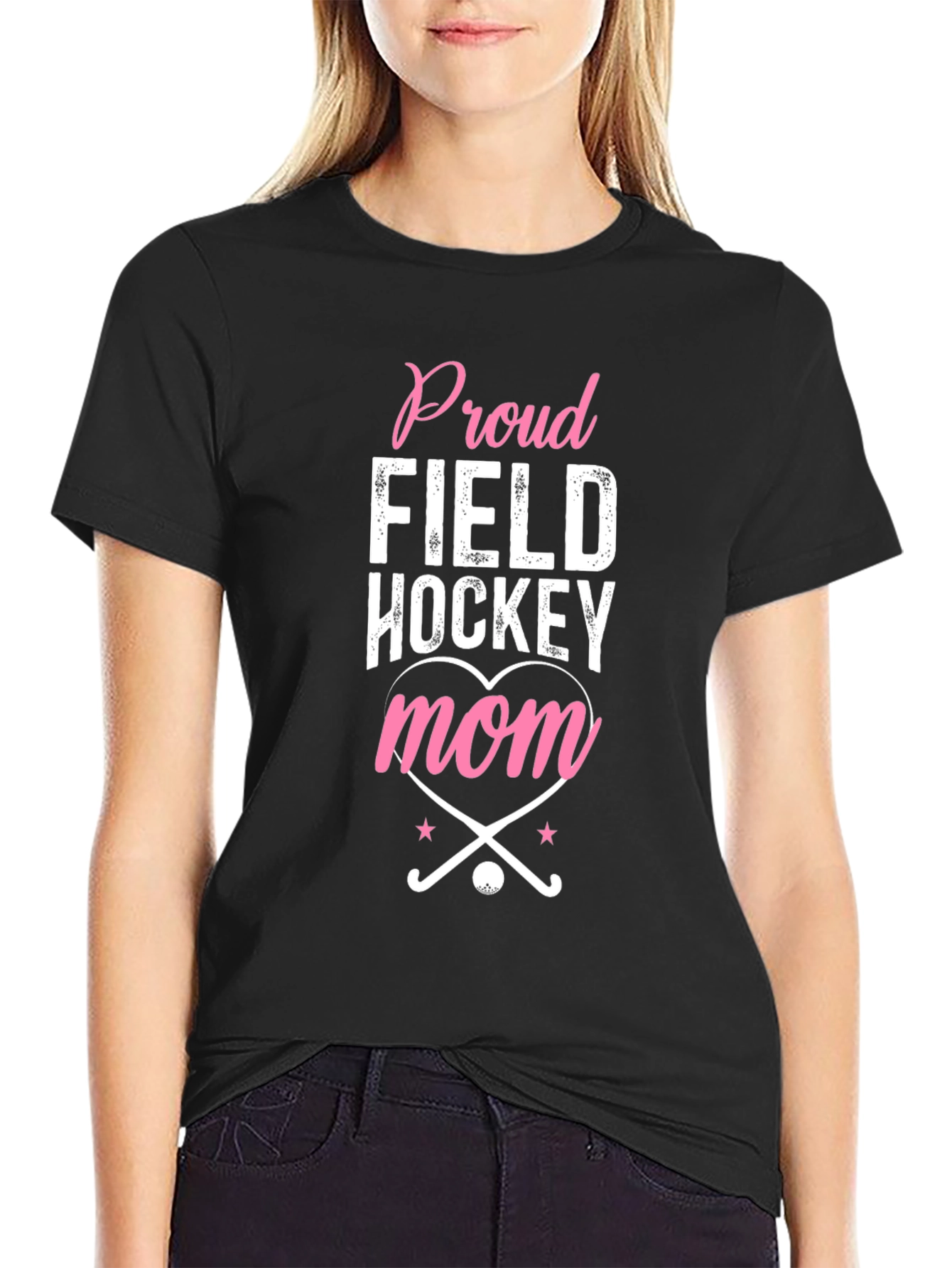 Proud Field Hockey Mom T-Shirt