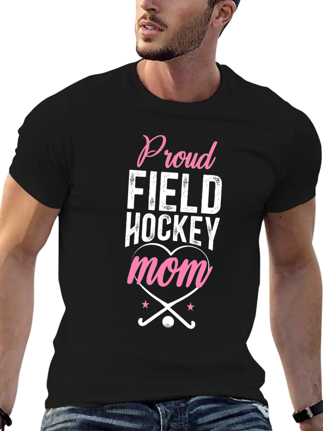 Proud Field Hockey Mom T-Shirt