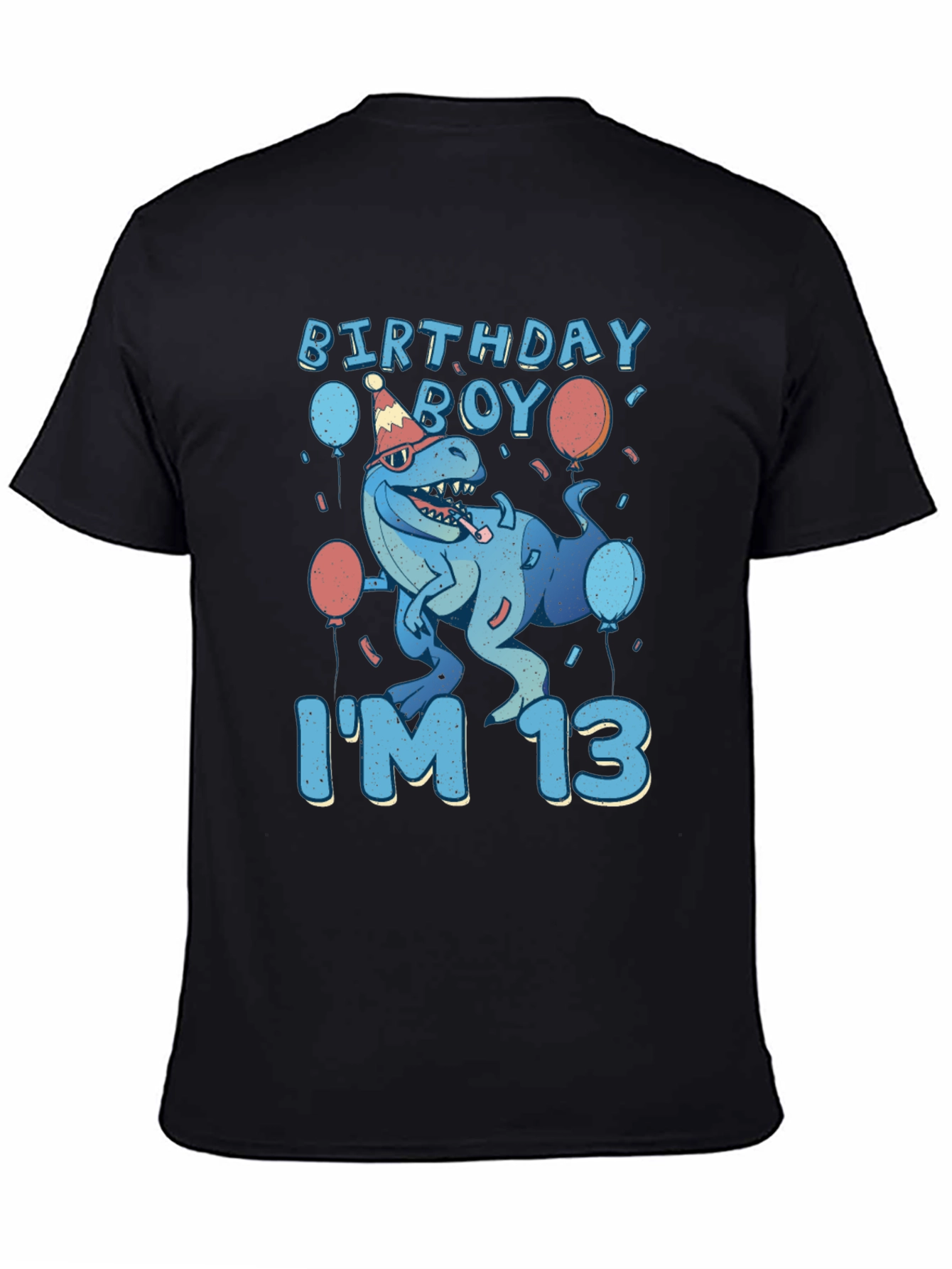 Birthday Boy Im 13 T-Rex T-Shirt